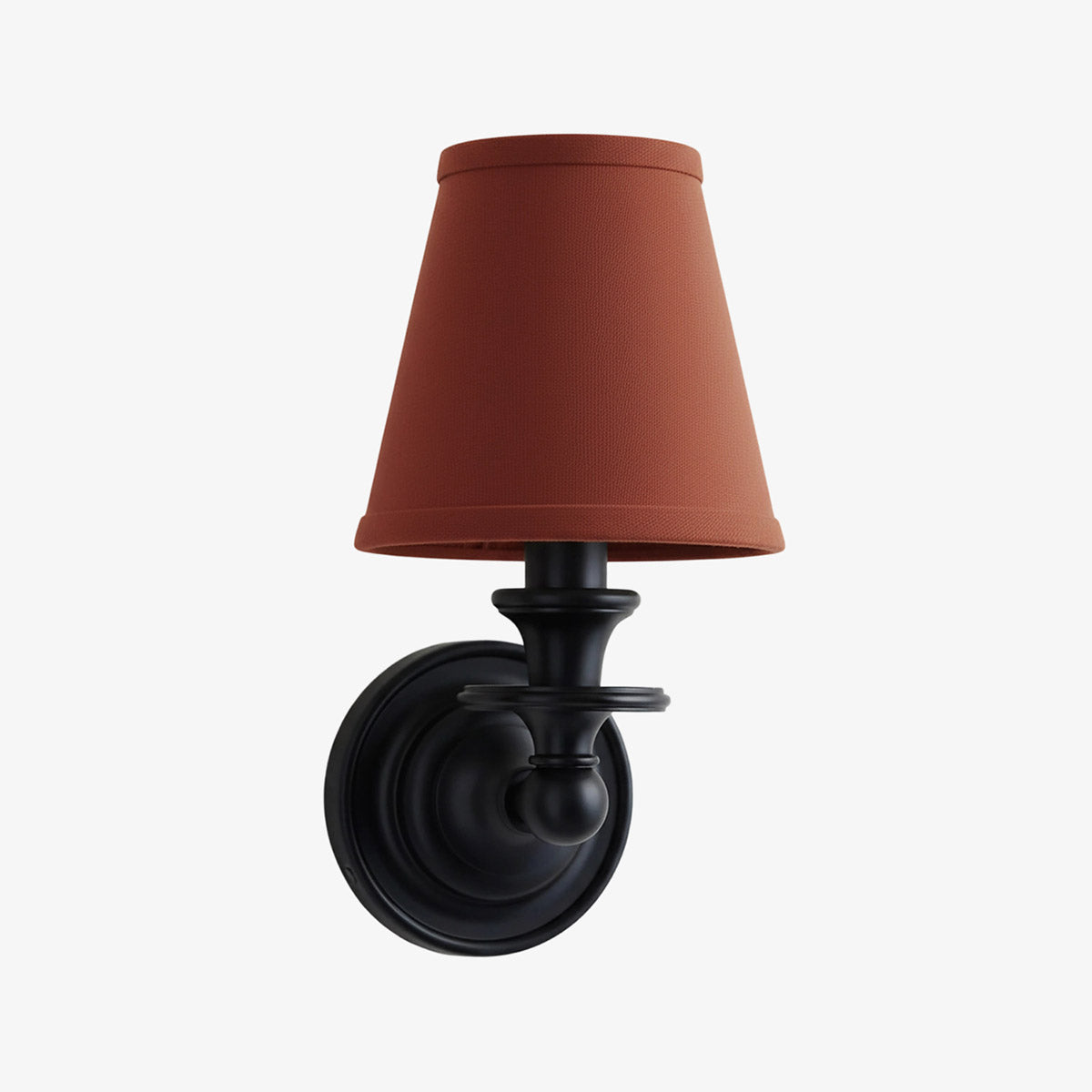 Elite White Fabric Wall Sconce Contemporary Bathrooms