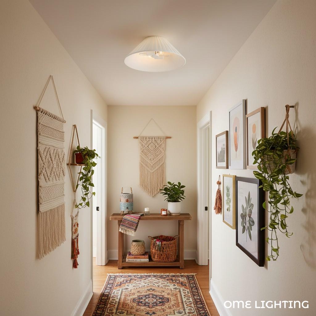Grace Ceiling Light Metal&Linen