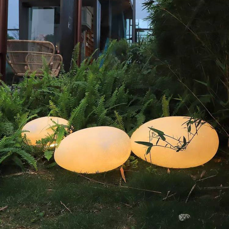 Pena Modern Stone Shaped Rechargeable Outdoor Light