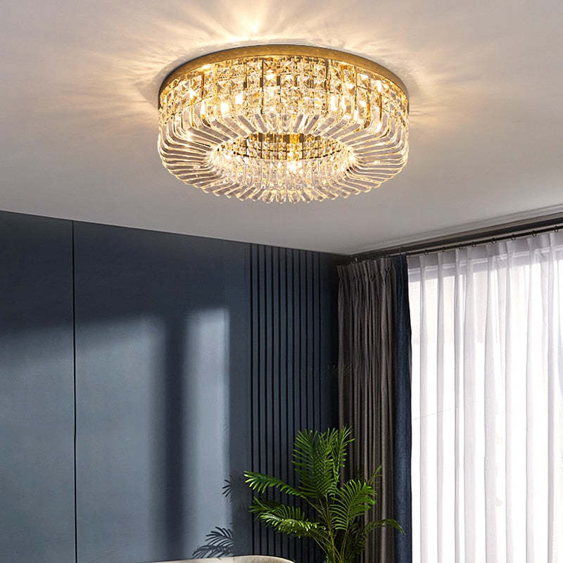 Kristy Luxury Flush Mount /Crystal Ceiling Light - Letslighting