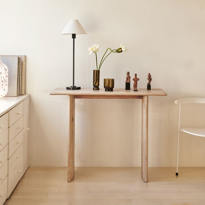 Vector Metal Linen Shade Floor Lamp