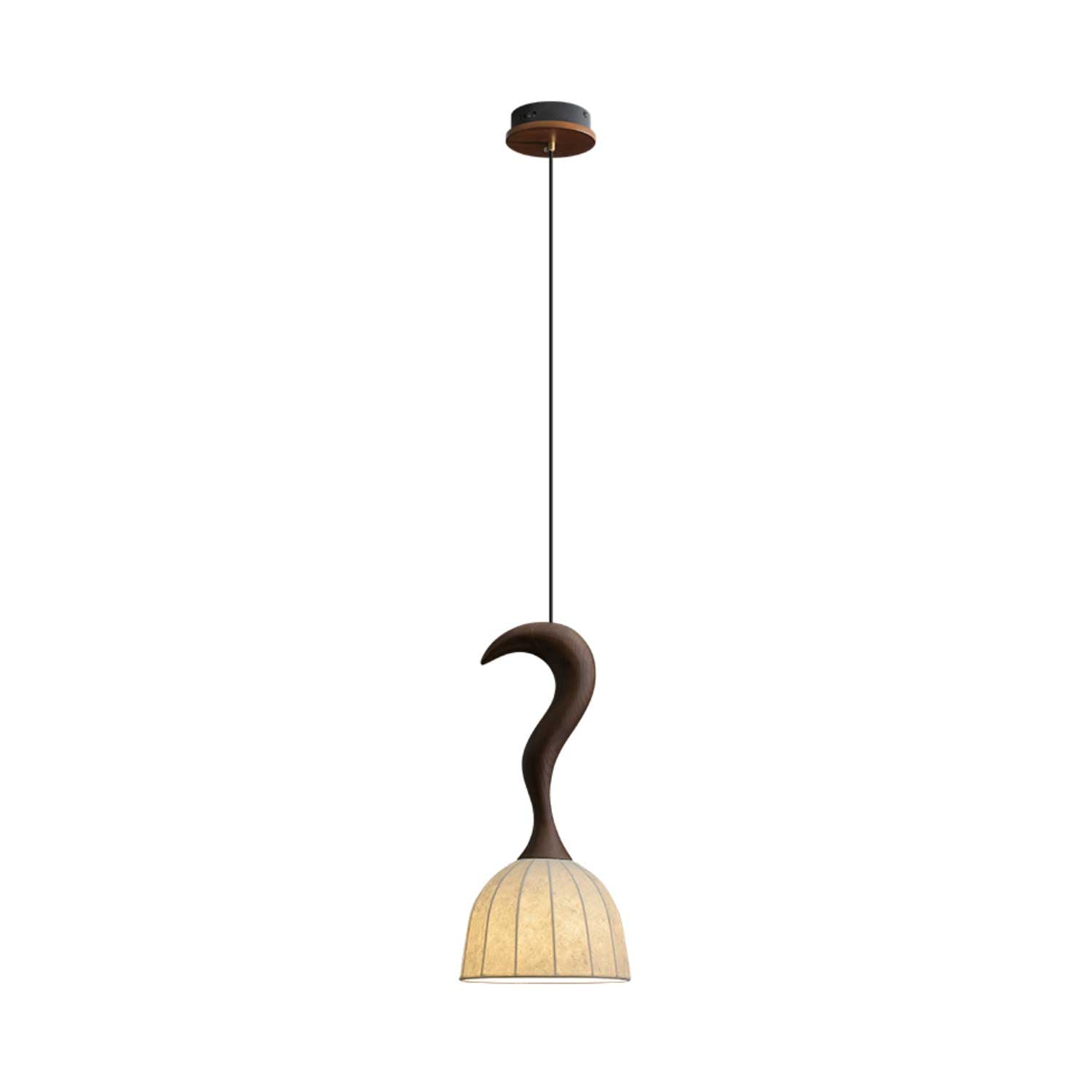 Colire Creativity Twisted Wood Pendant Light - Letslighting