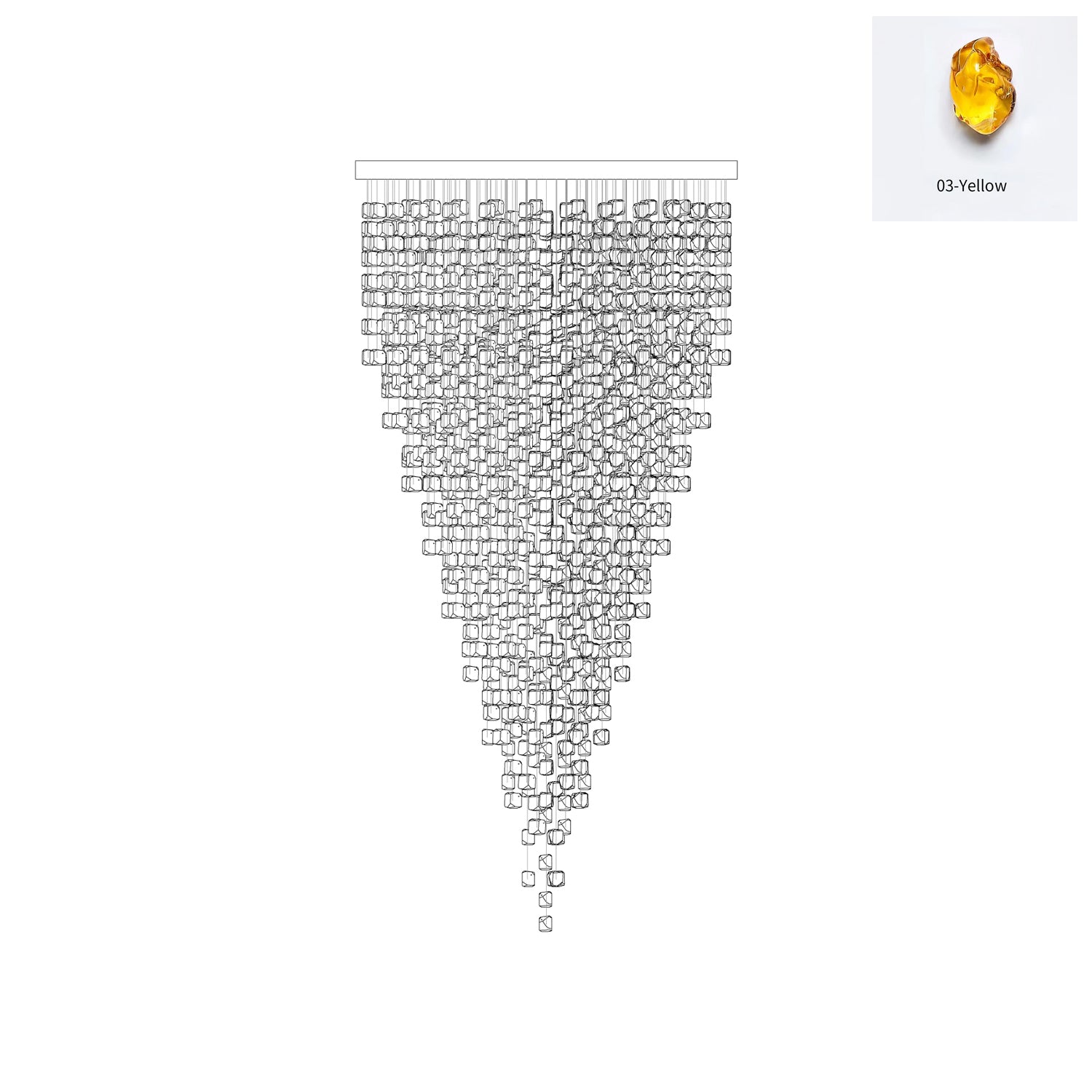 Veshaa Postmodern Luxury Stone Crystal Chandelier - Letslighting