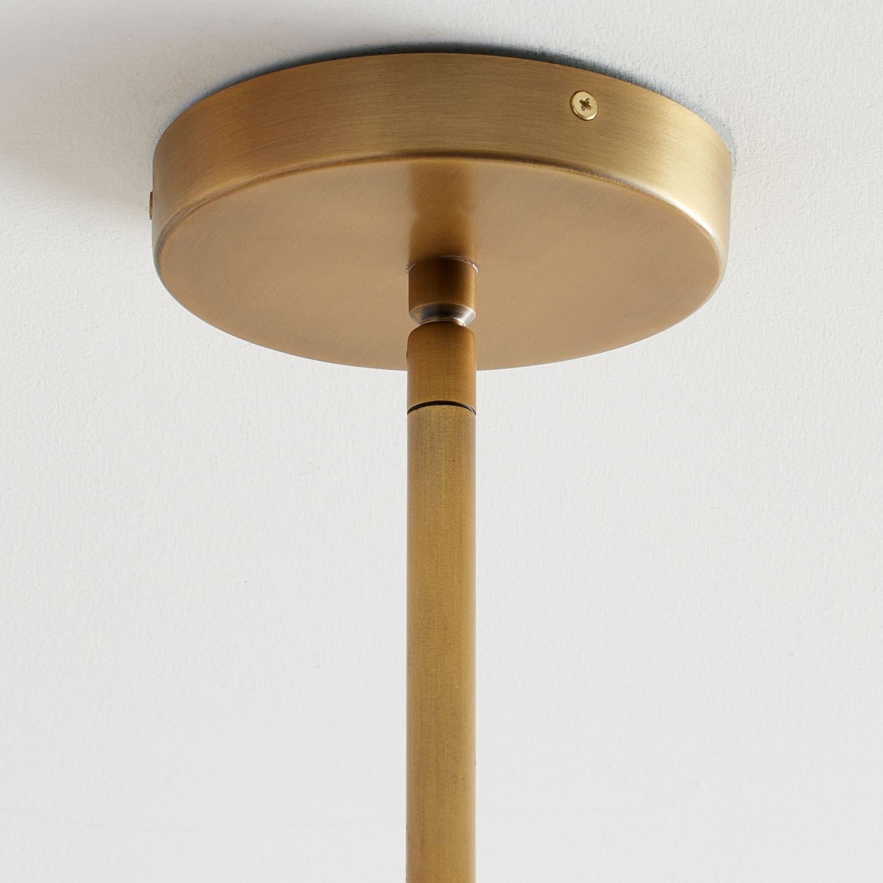 Lodge Lantern Brass Pendant Light