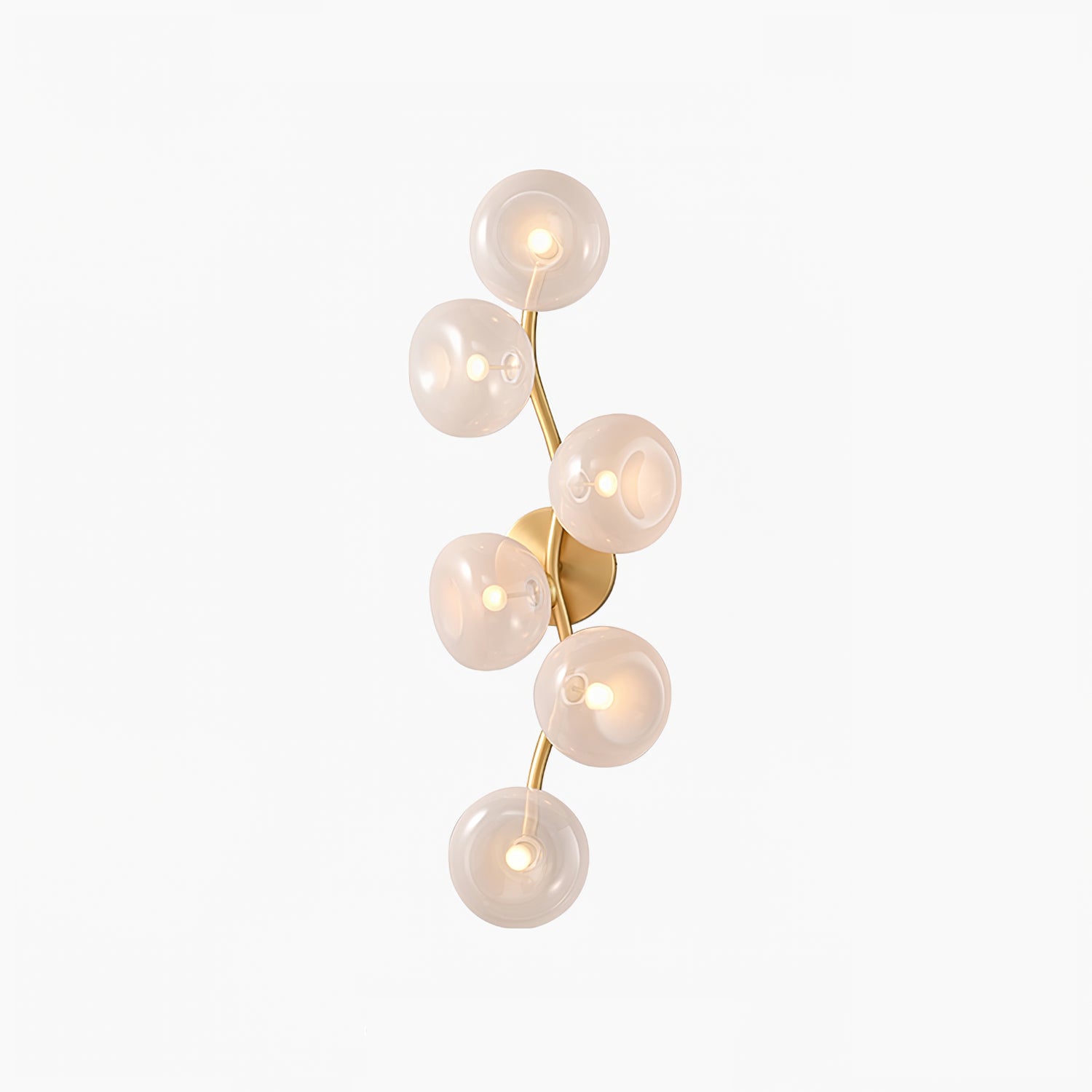 Hunter Wall Lamp Vine Nordic Art Glass - Letslighting