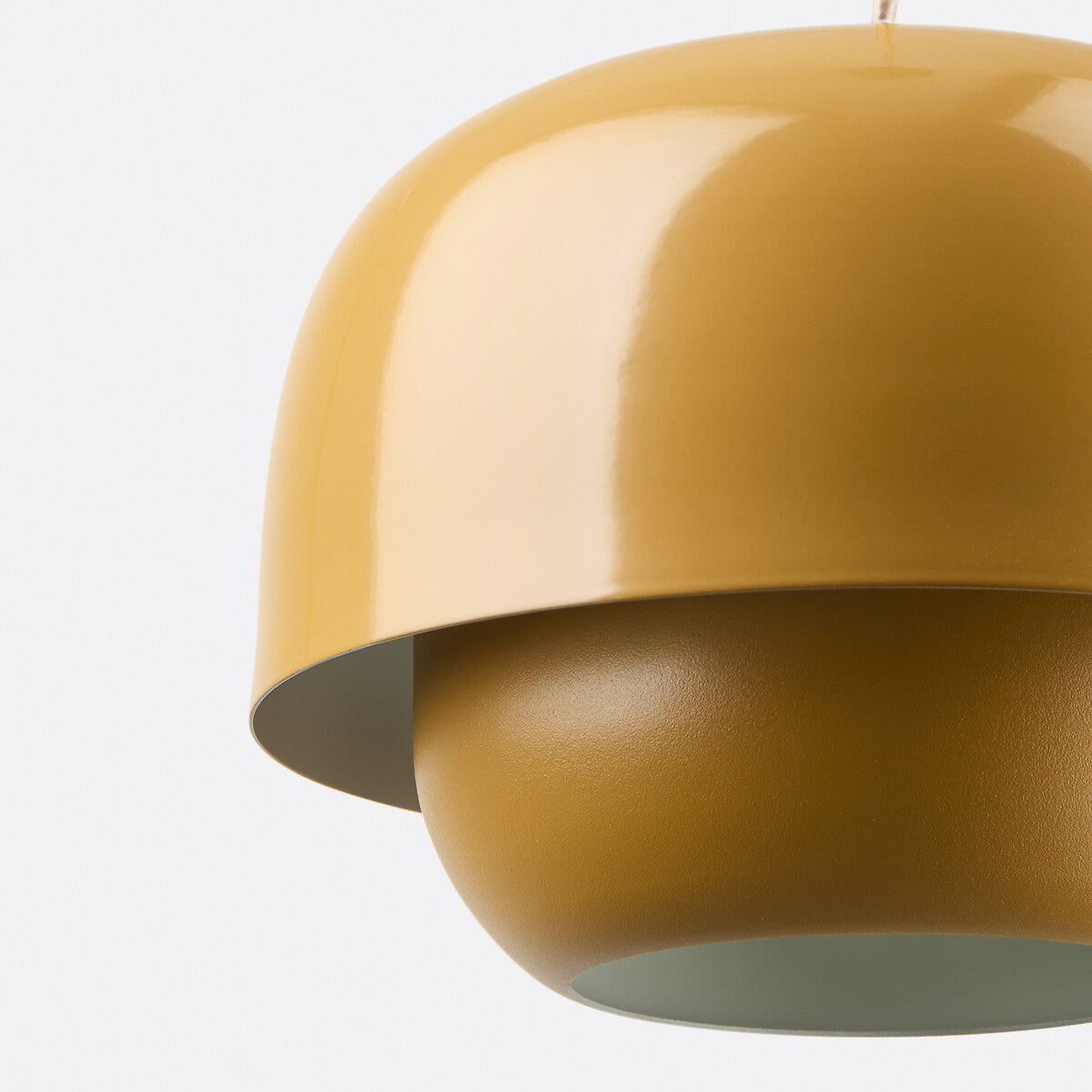 Orbit Sleek Dual-Layer Metal Pendant Lamp – Elegant Ambient Lighting for Dining Rooms