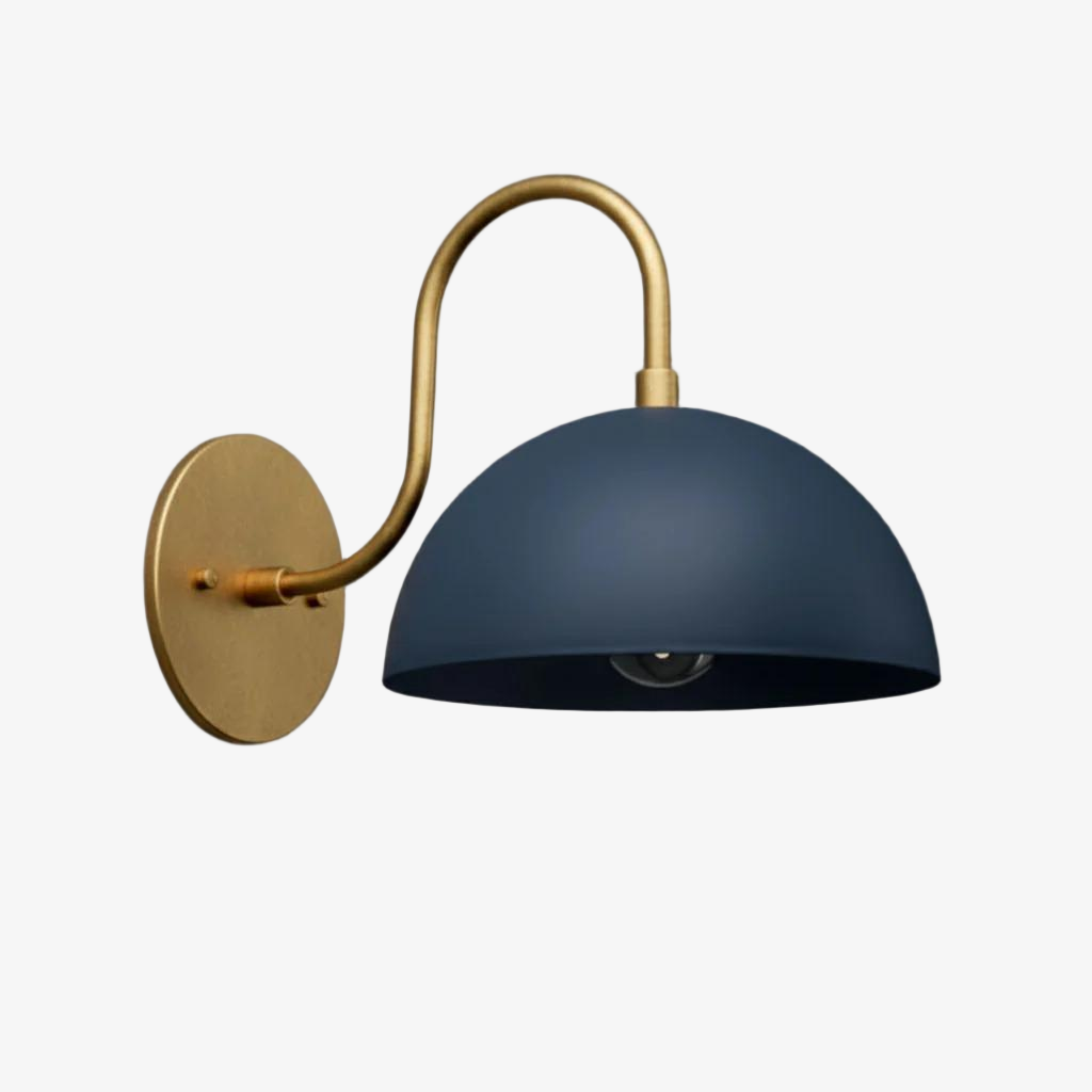 Disc Wall Sconce Metal Modern Vintage Hallway