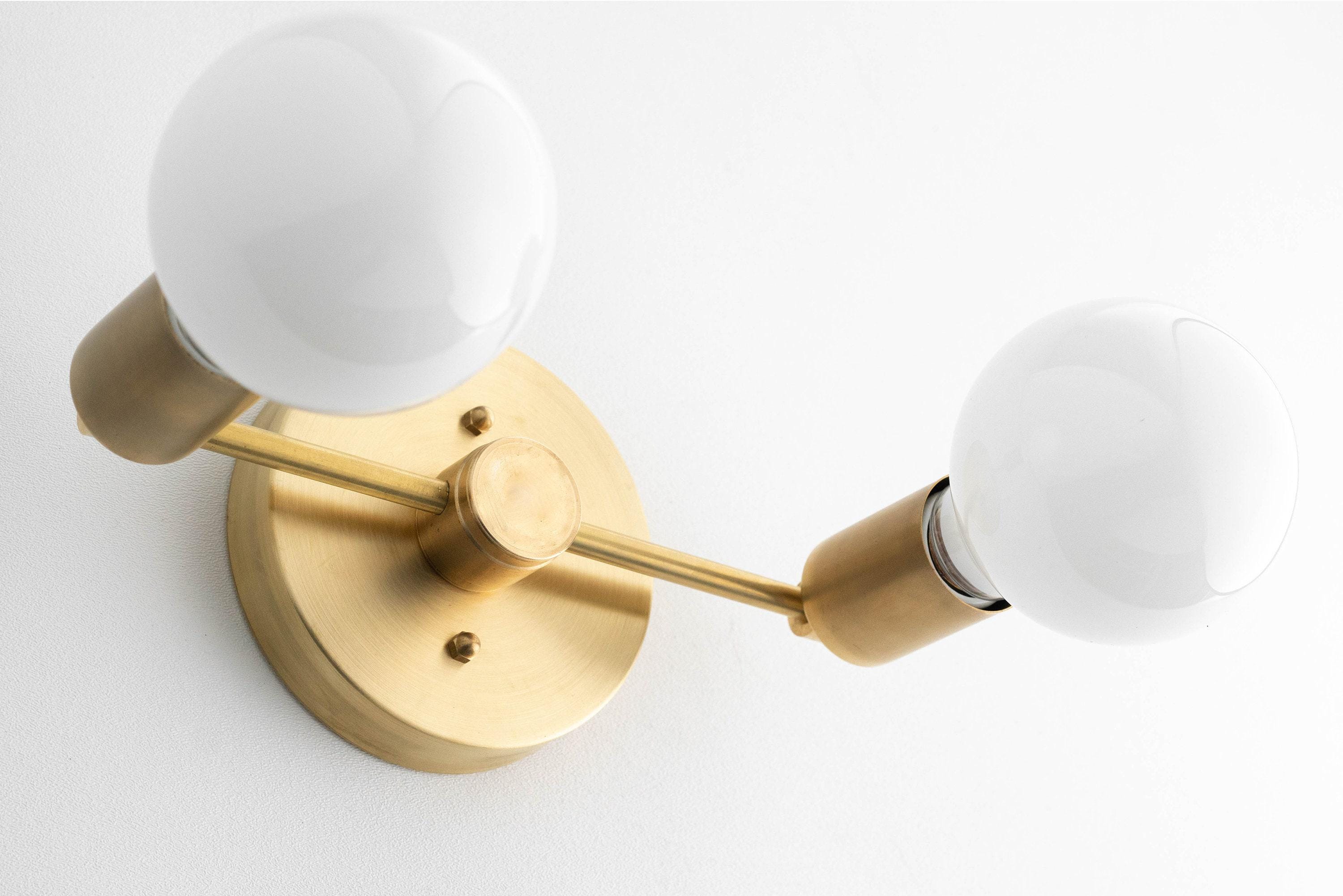 Pearl  Modern Brass Wall Sconce for Bathroom