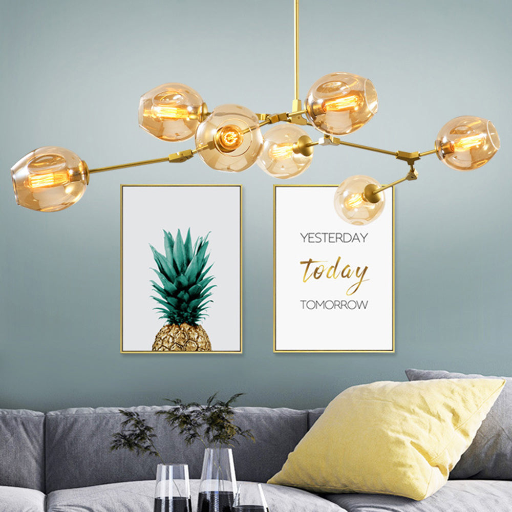 Valentina Nordic Modern Glass Pendant Light Bubble