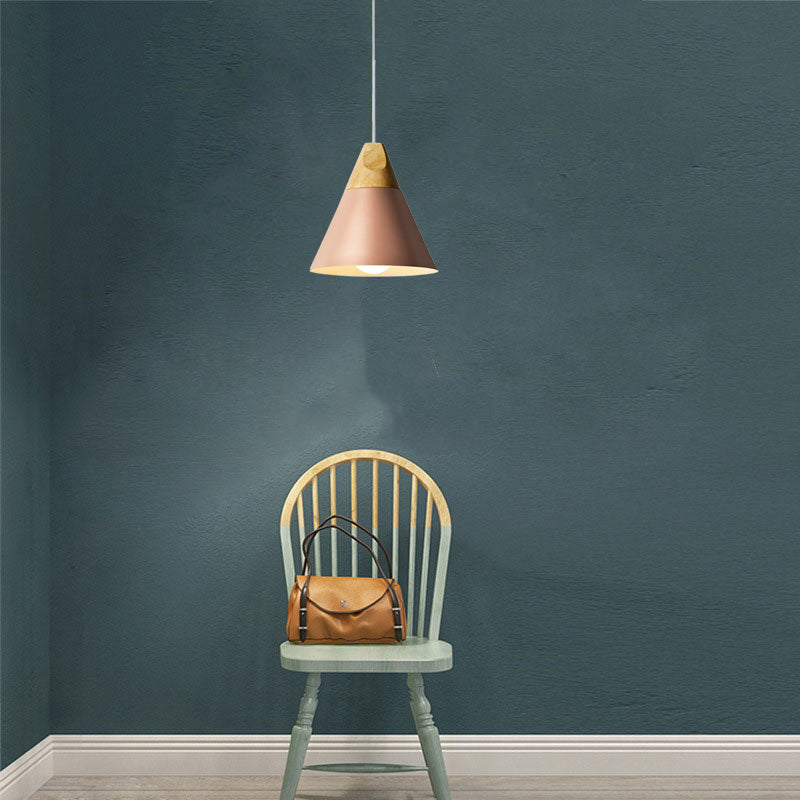Valentina Multi-Shaped Wood And Pendant Light, 6 Colors - Letslighting