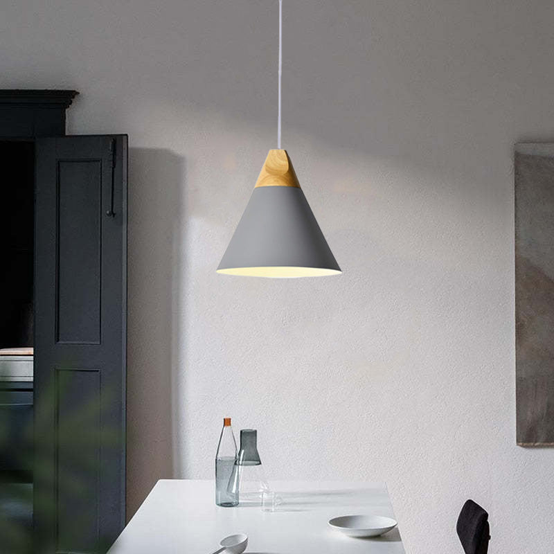 Valentina Multi-Shaped Wood And Pendant Light, 6 Colors - Letslighting