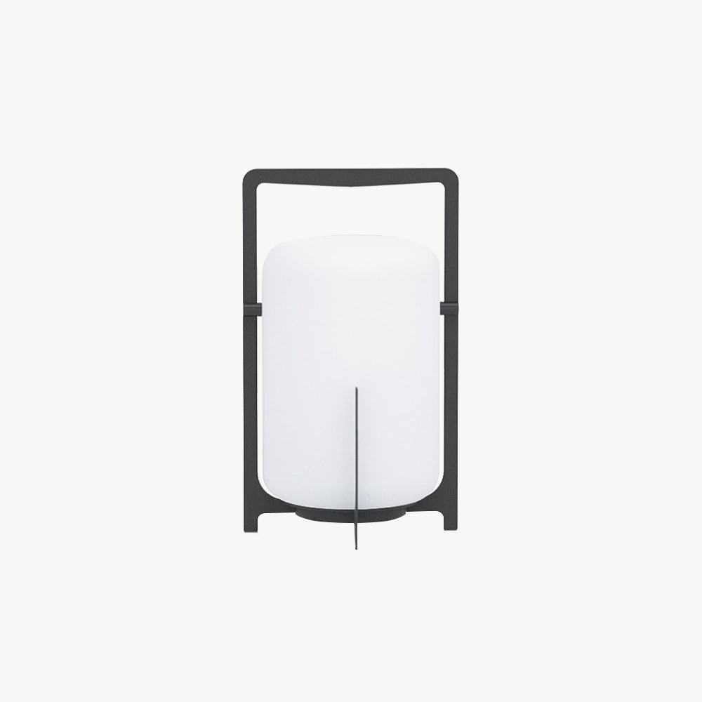 Ray Minimalist Cylinder Glass Acrylic Outdoor Floor Lamp