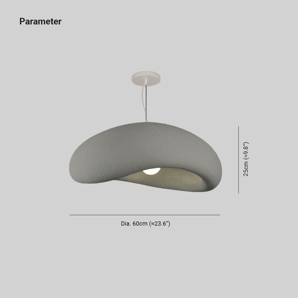 Avi Minimalist Cobblestone Shape Pendant Light - Letslighting