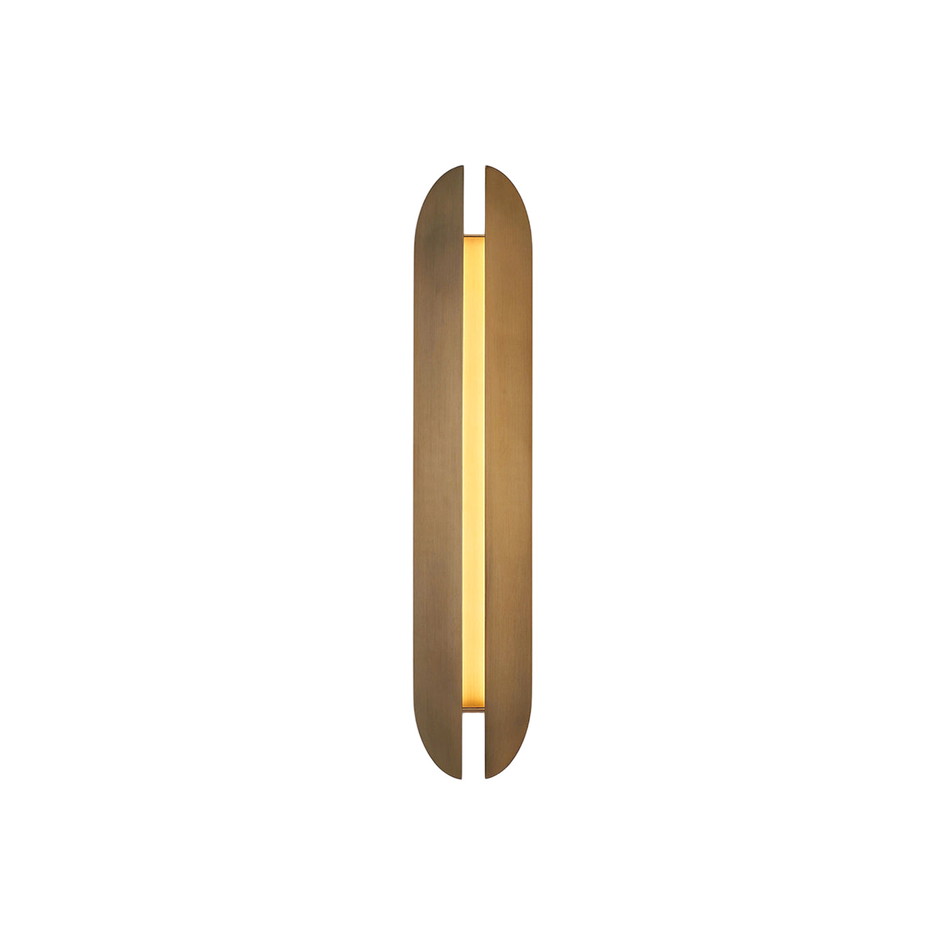 Luste Vertical Brass Wall Lamp - Letslighting
