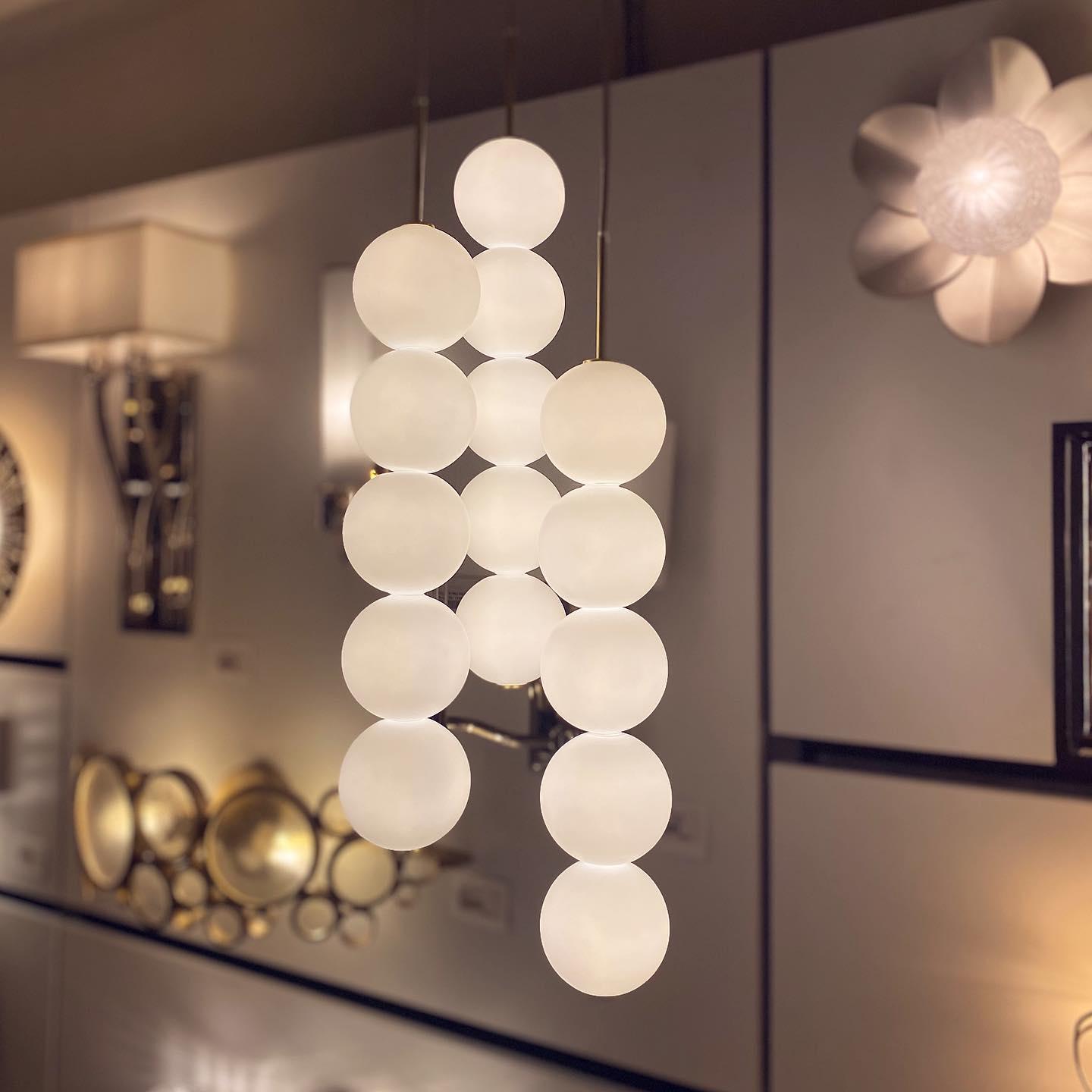 Abacus Pendant Light Vertical Globe Shape Modern - Letslighting