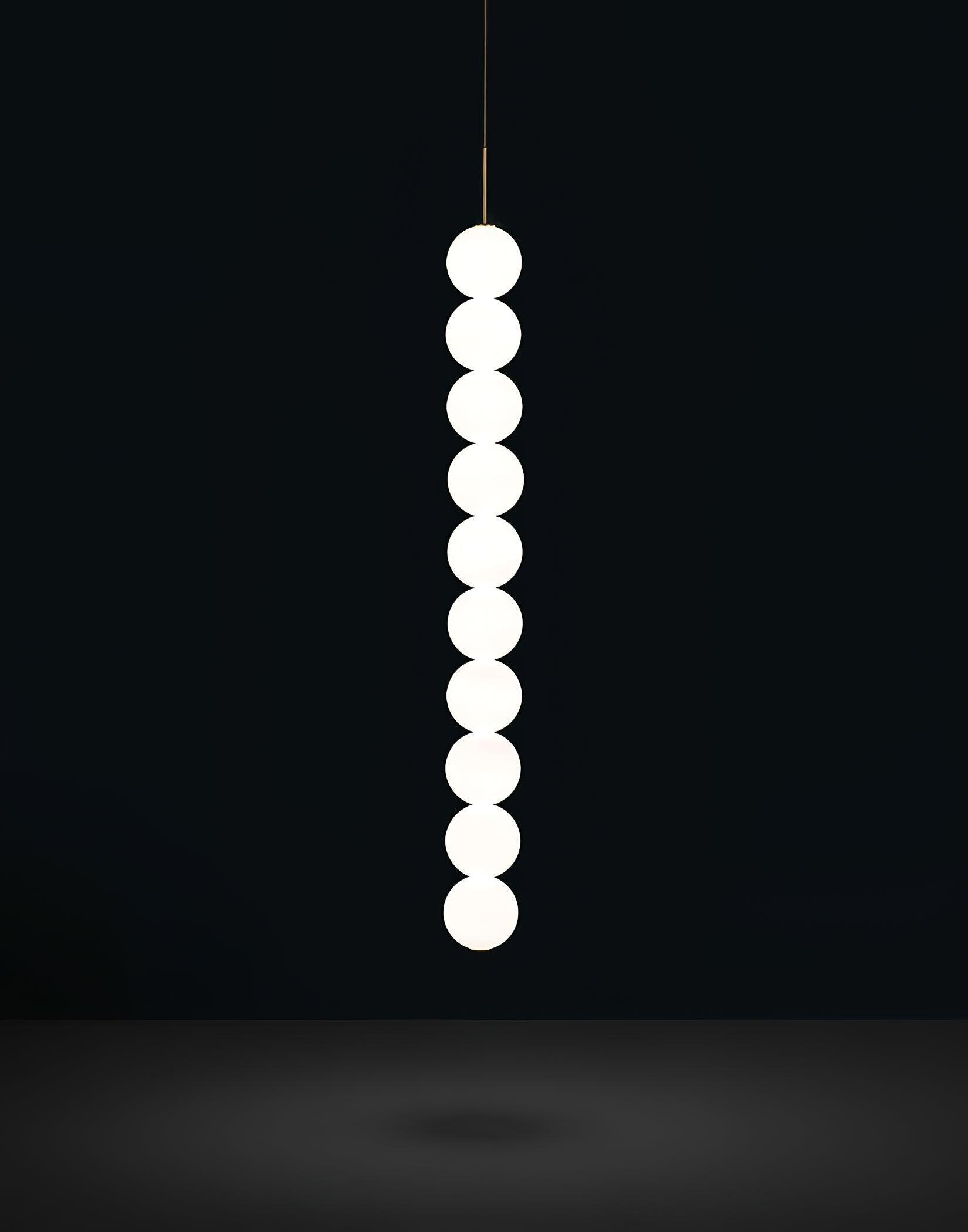 Abacus Pendant Light Vertical Globe Shape Modern - Letslighting
