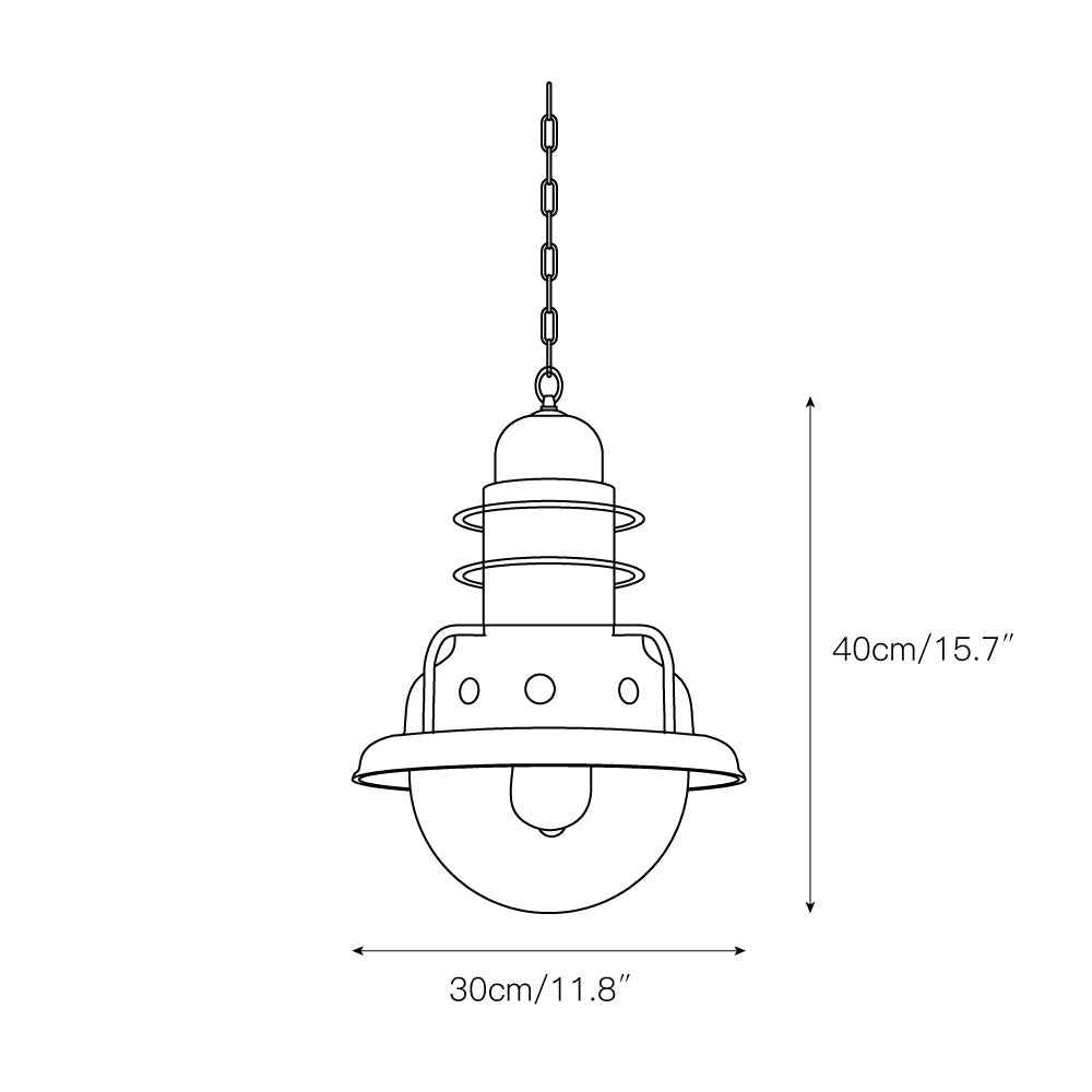 Abbotswell Chic Industrial Pendant Light - Letslighting