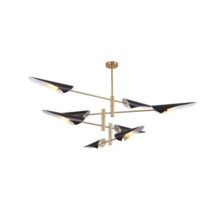 Chandelier Adjustable Aero Shape Modern Living Room - Letslighting