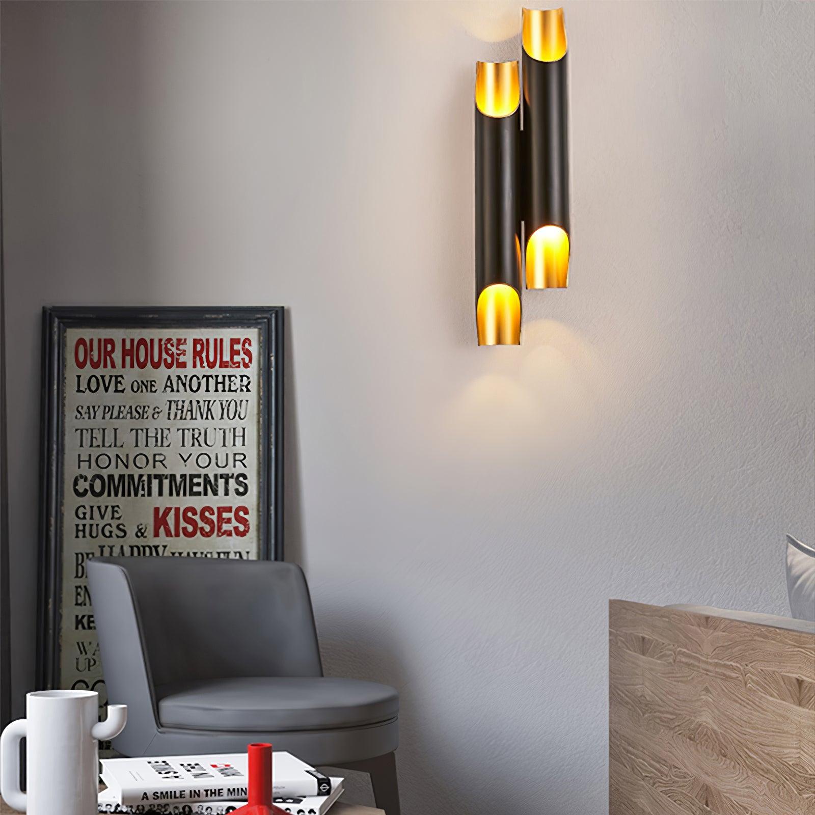 Mosaic Modern Minimalist Straight Wall Lamp - Letslighting