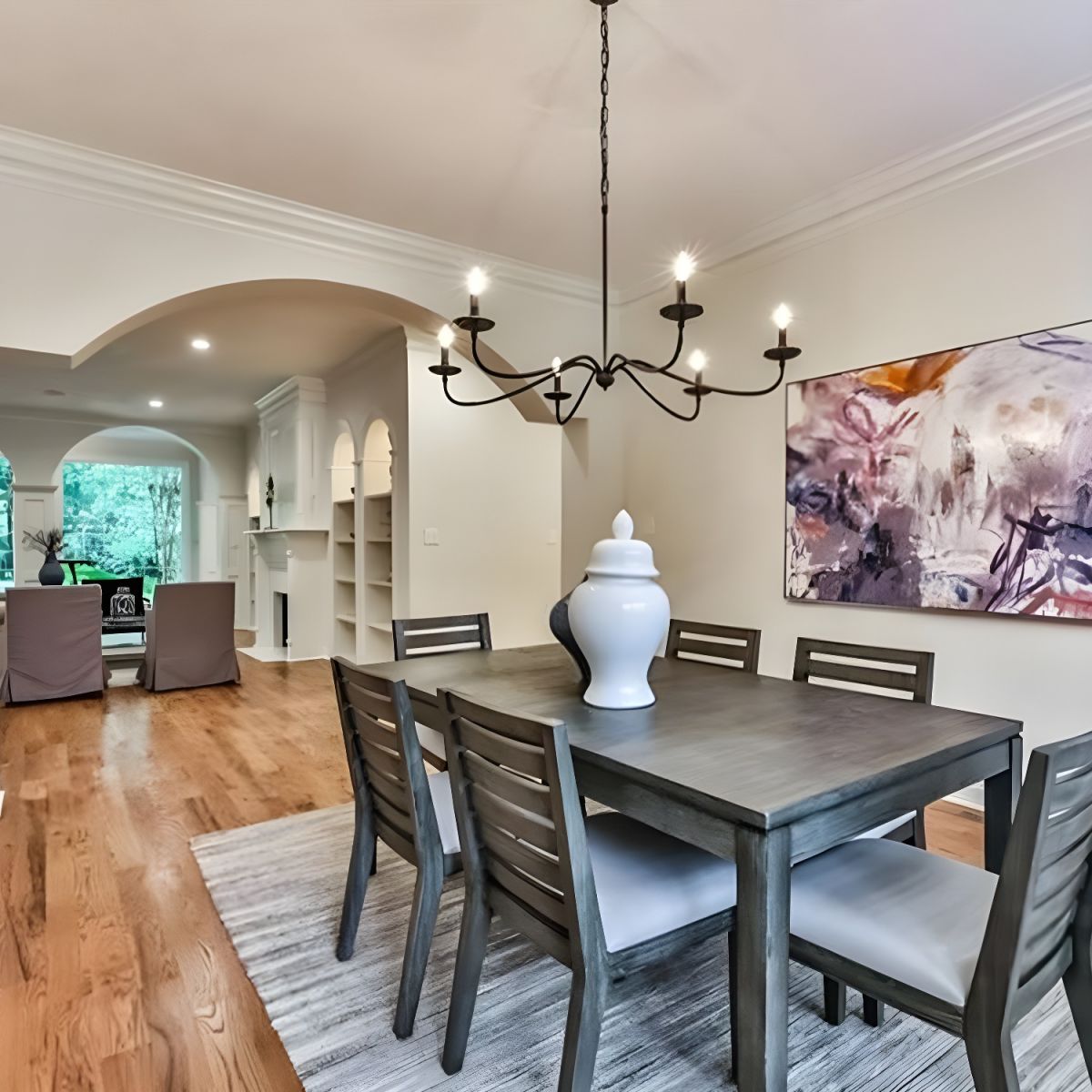 Alshaarae Vintage Industrial Brass Chandelier - Letslighting