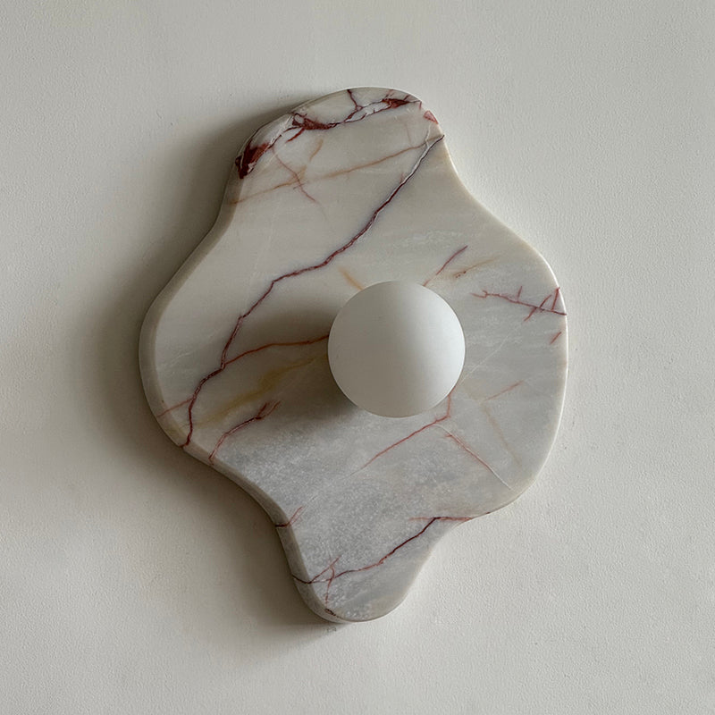 Abnormal Marble Glass Wall Lamp - Letslighting