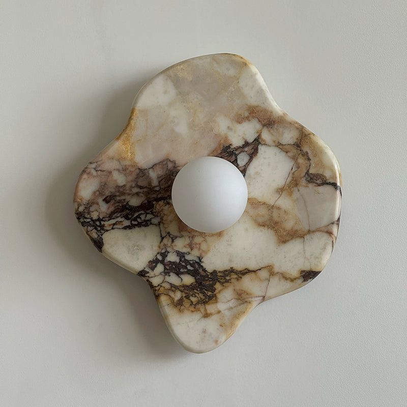 Abnormal Marble Glass Wall Lamp - Letslighting