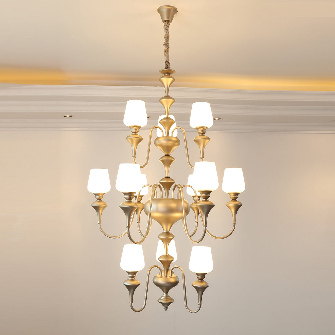Eterna Tiered Chandelier - Letslighting
