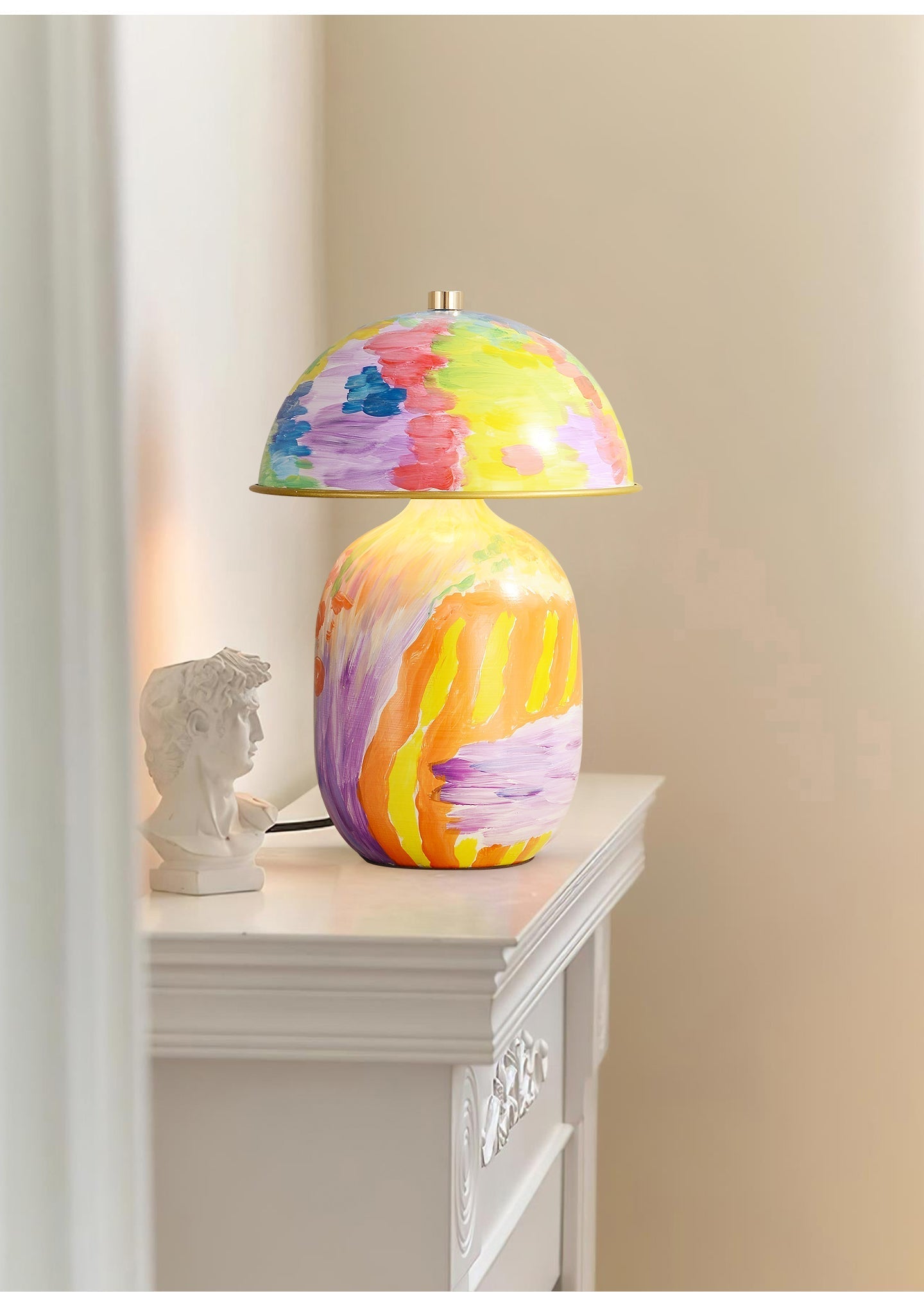 Abstract Modern Ceramic Table Light