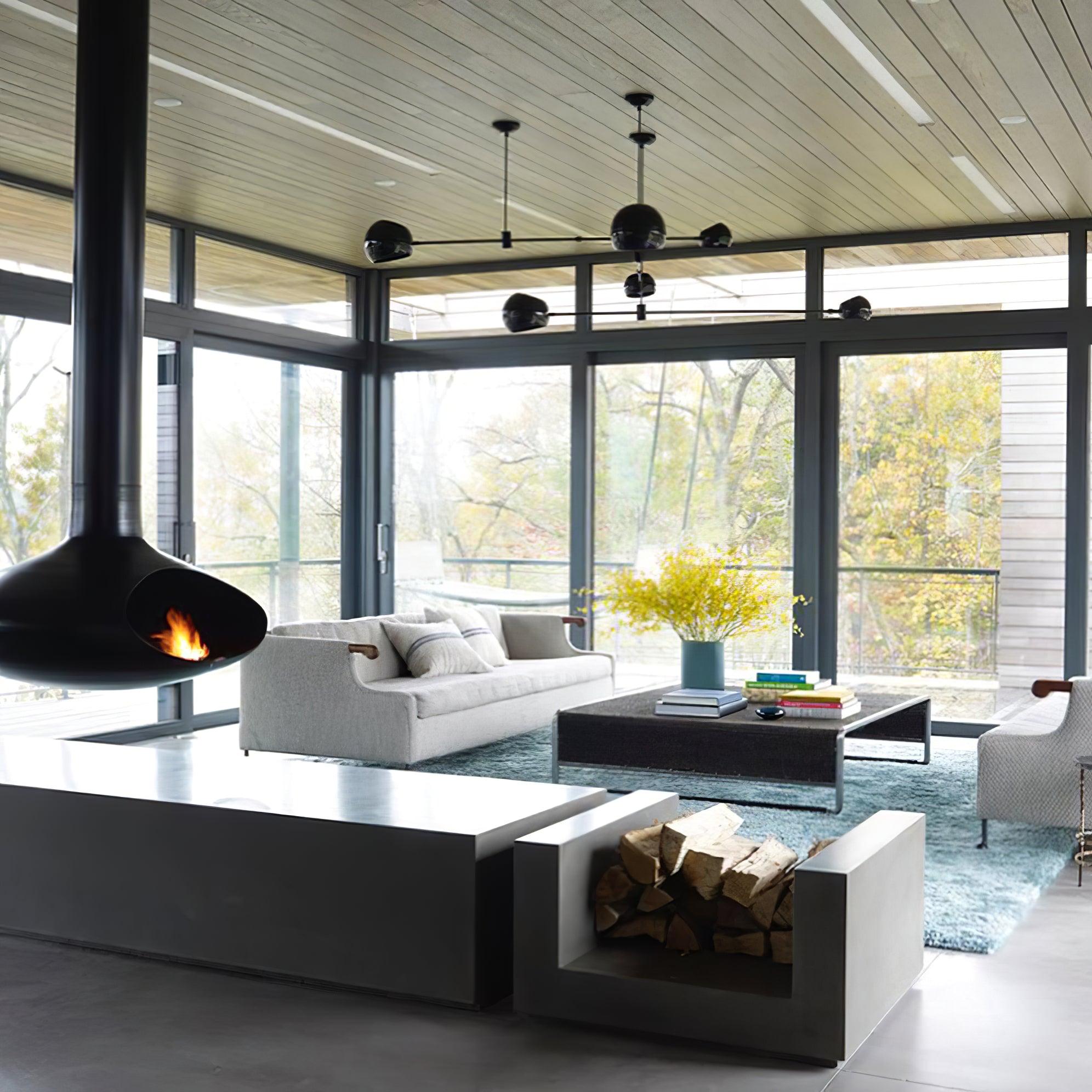Lustra Chandelier Black Glass Acaba Elegant - Letslighting