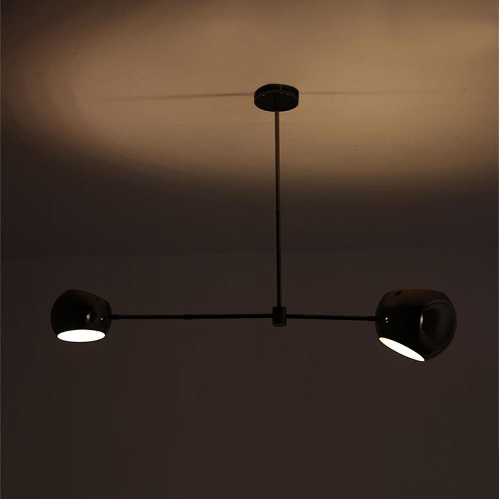 Lustra Chandelier Black Glass Acaba Elegant - Letslighting