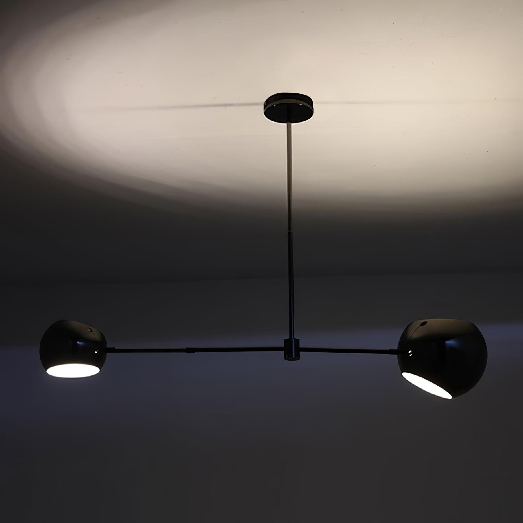 Lustra Chandelier Black Glass Acaba Elegant - Letslighting