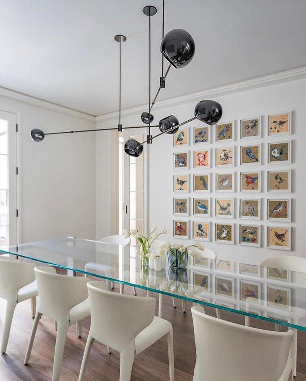 Lustra Chandelier Black Glass Acaba Elegant - Letslighting