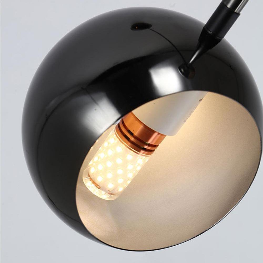 Lustra Chandelier Black Glass Acaba Elegant - Letslighting