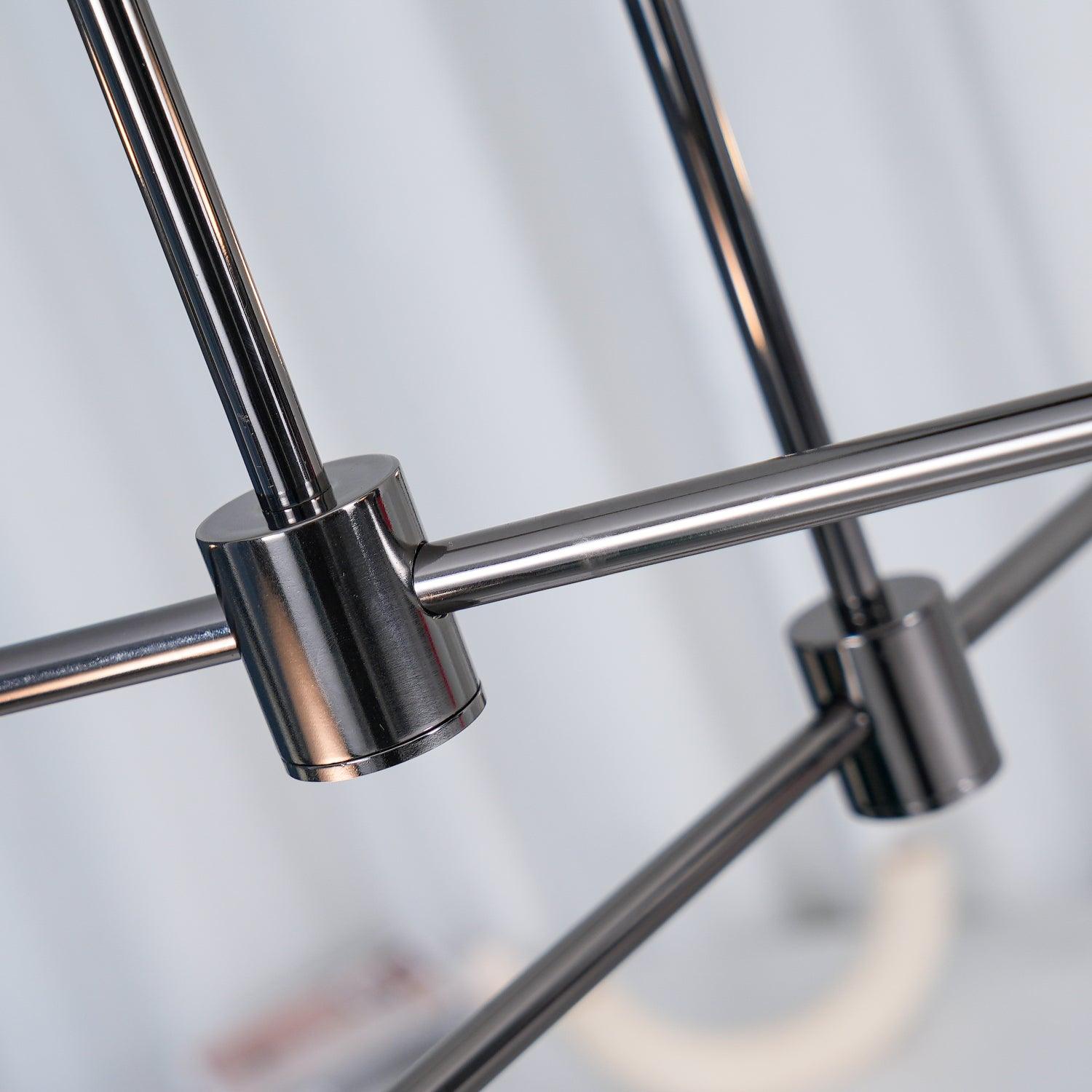 Lustra Chandelier Black Glass Acaba Elegant - Letslighting