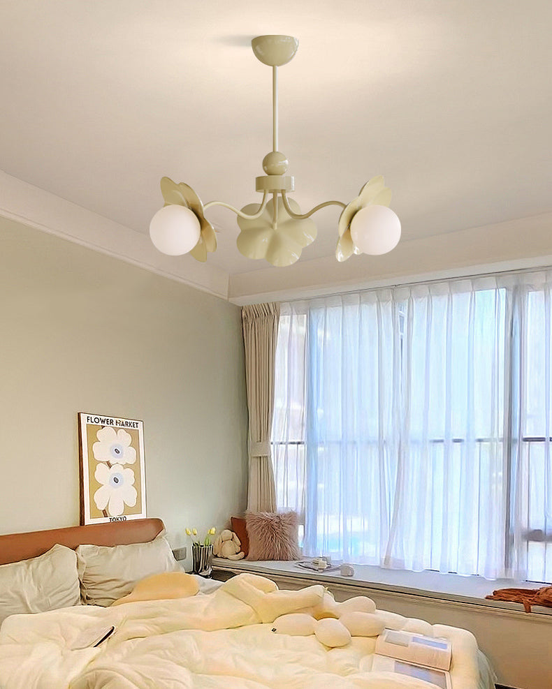 Chandelier Flower Shape Modern Bedroom - Letslighting