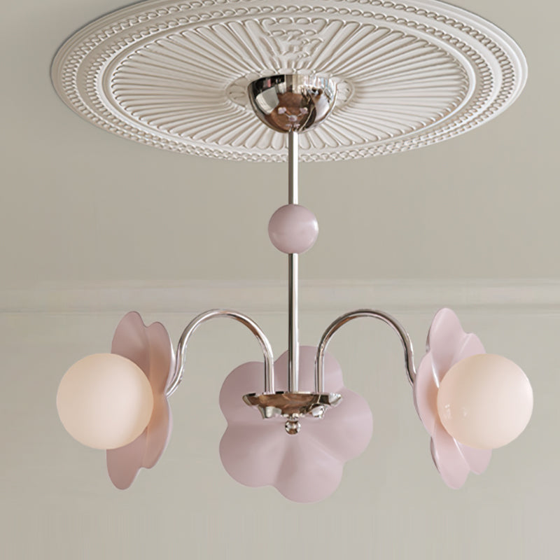 Chandelier Flower Shape Modern Bedroom - Letslighting
