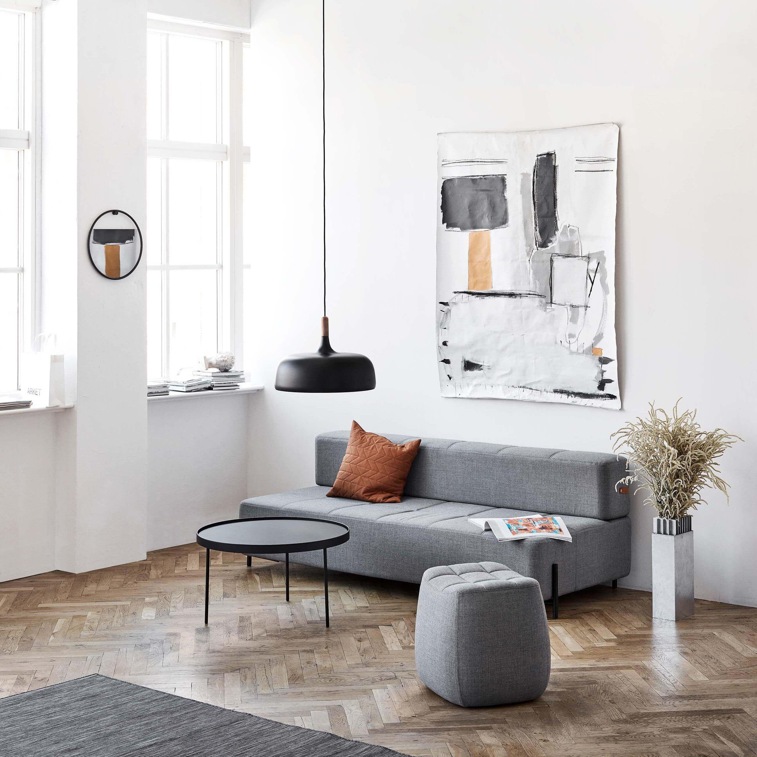 Lustra Pendant Lamp White Shade Wood - Letslighting