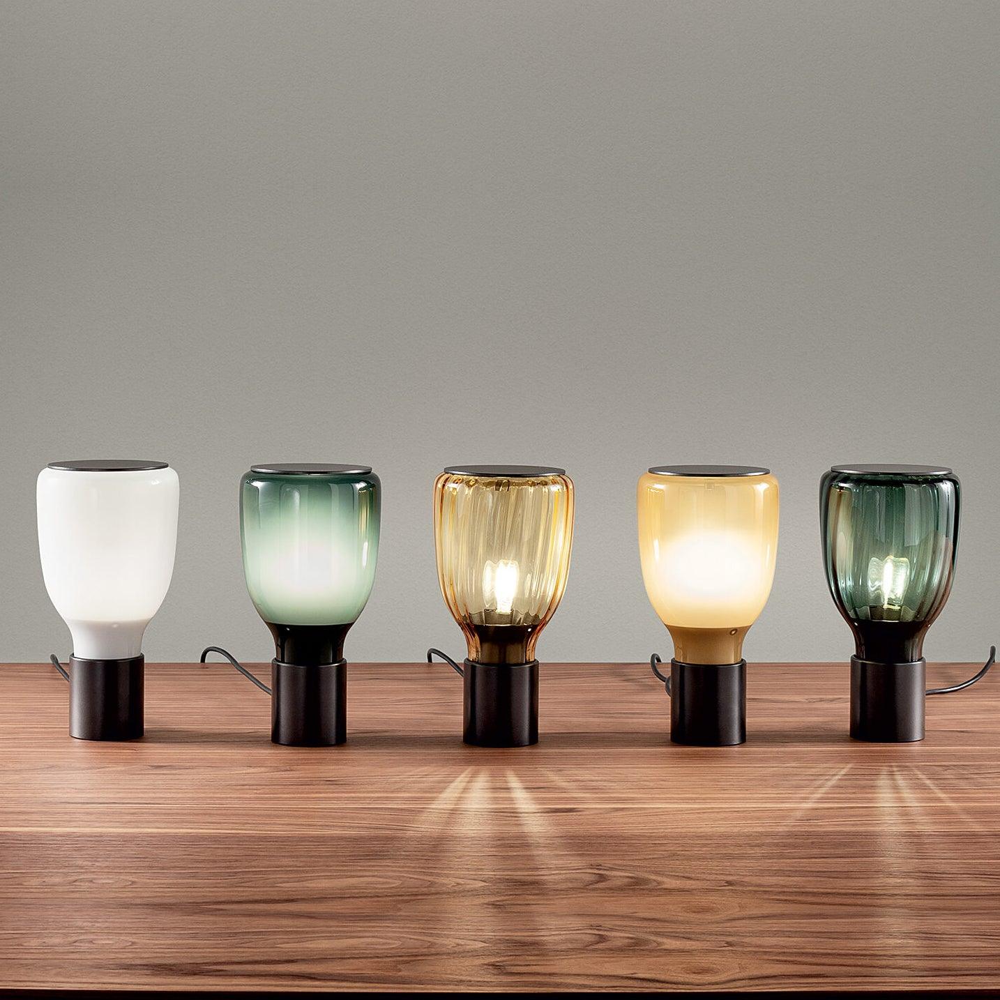 Vathayra  Glass Table Lamp