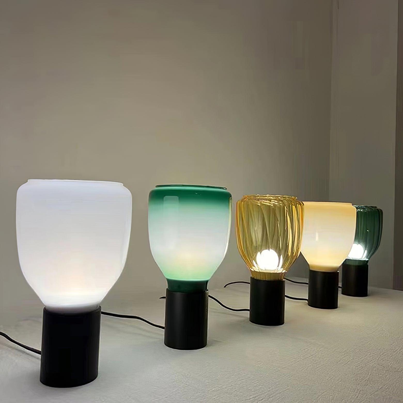 Vathayra  Glass Table Lamp
