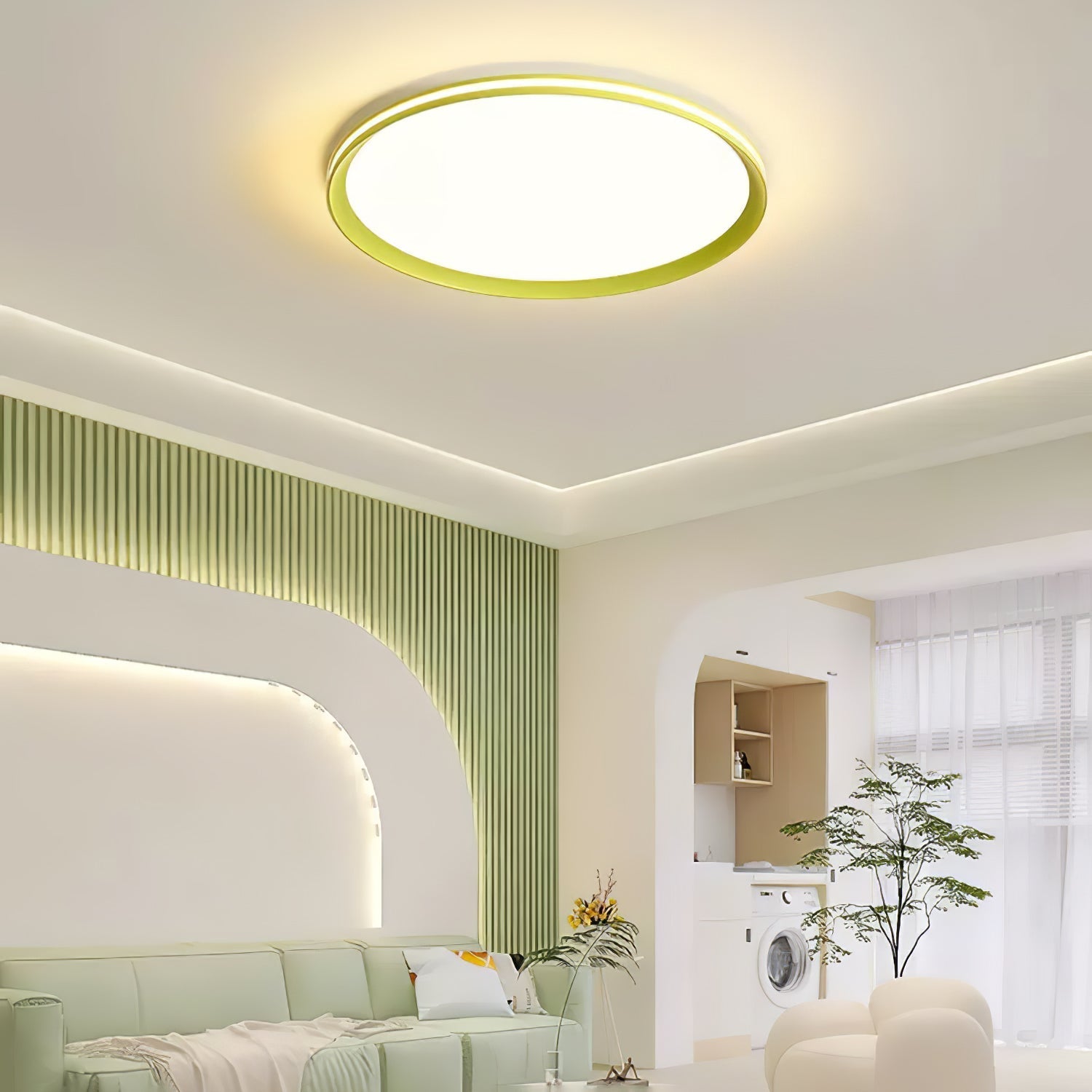 Avtheira Modern Minimalist Circular LED Ceiling Light - Letslighting