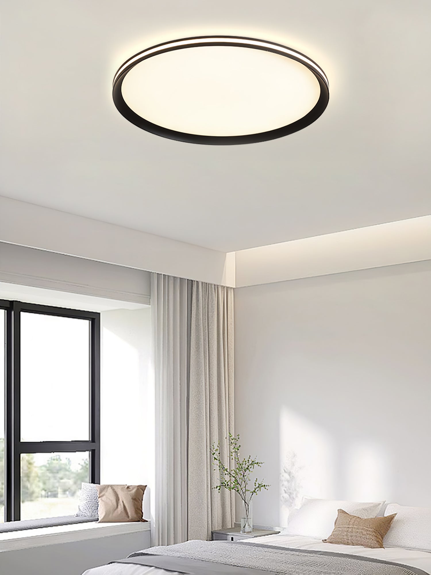 Avtheira Modern Minimalist Circular LED Ceiling Light - Letslighting
