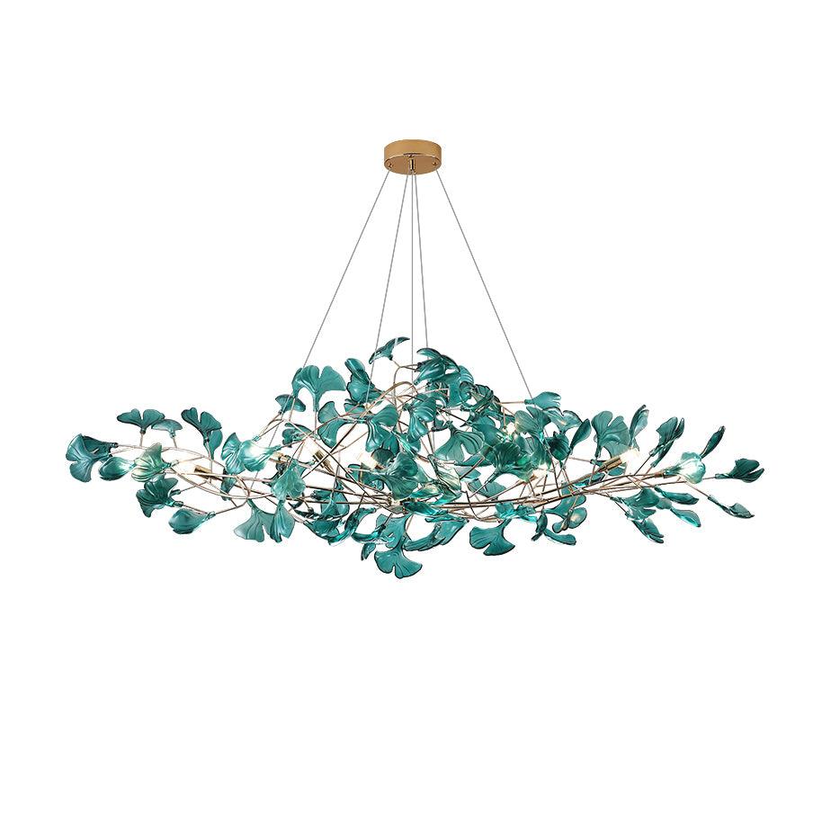 Eurvinen Luxury Ginkgo Leaf Chandelier - Letslighting