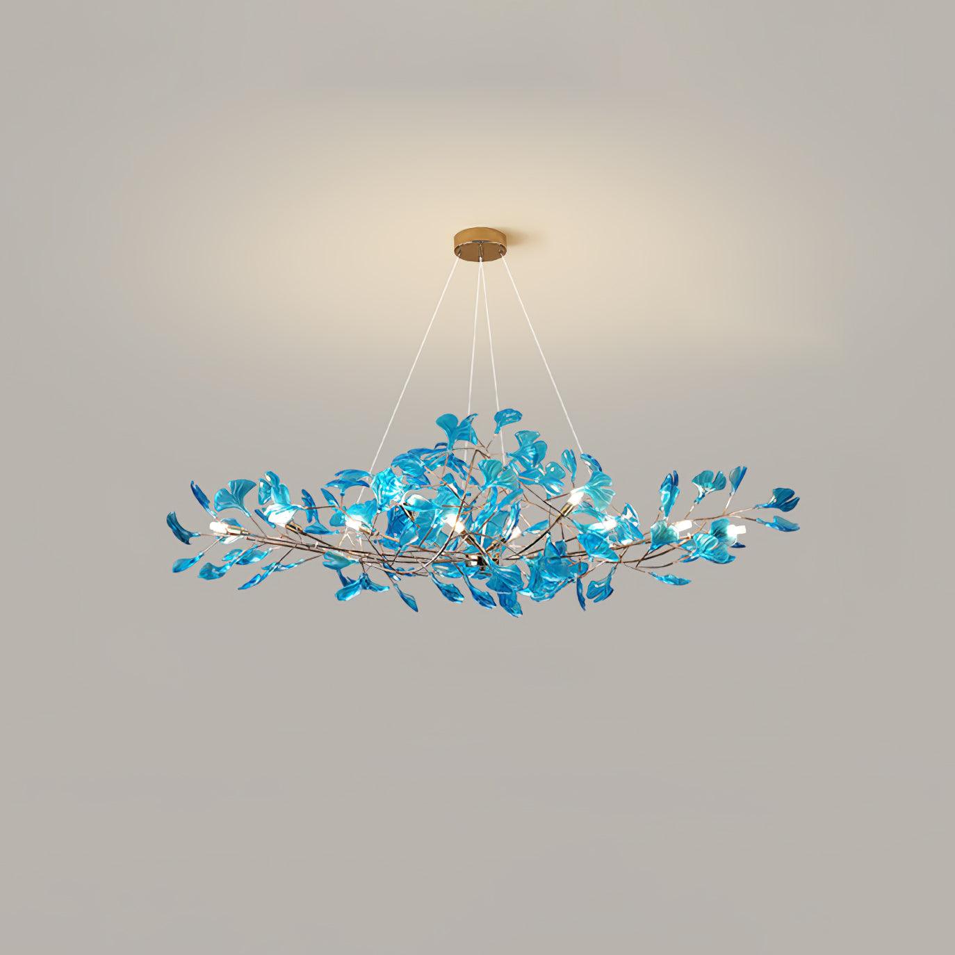 Eurvinen Luxury Ginkgo Leaf Chandelier - Letslighting