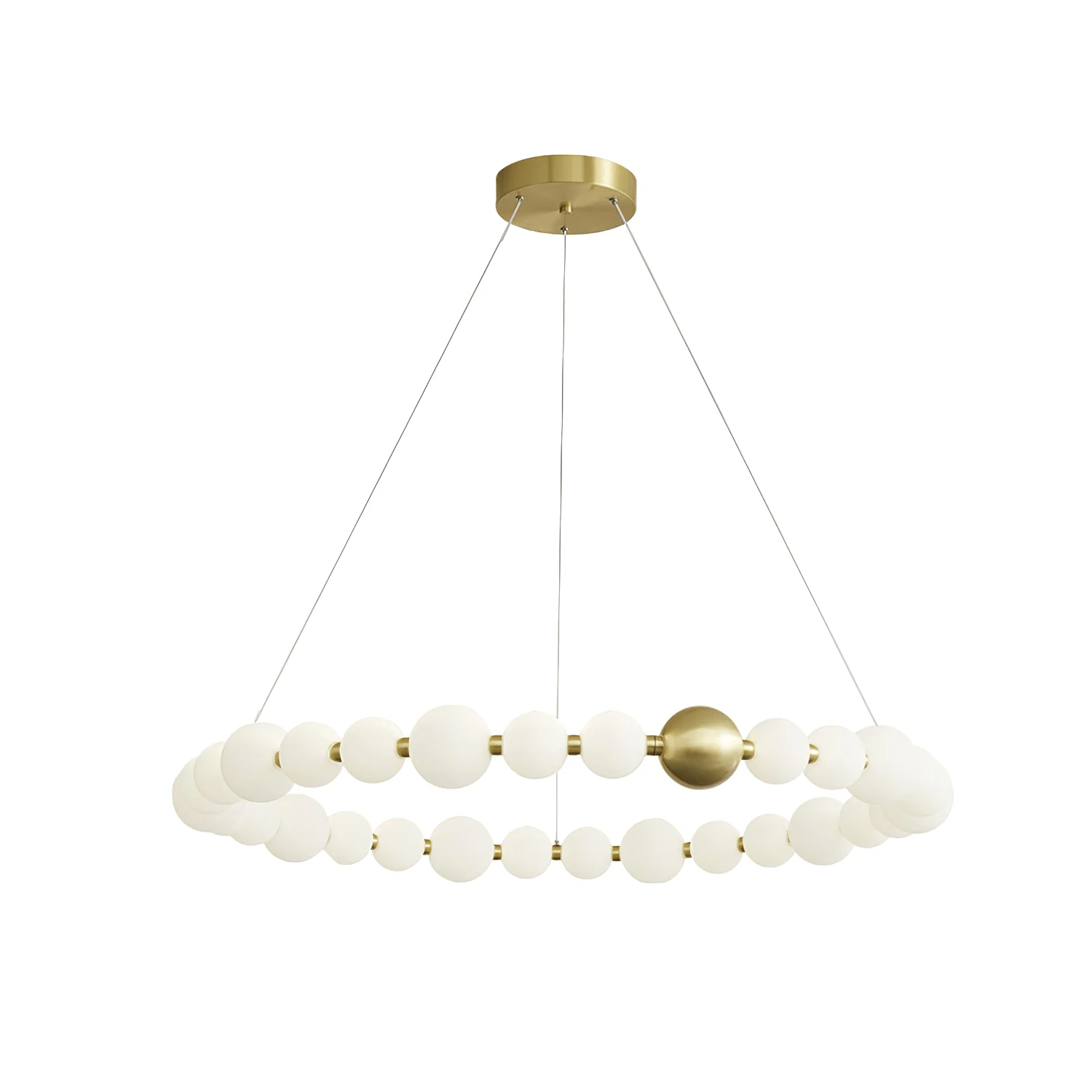 Cetalan Elegance Art Pearls Plastic Chandelier - Letslighting