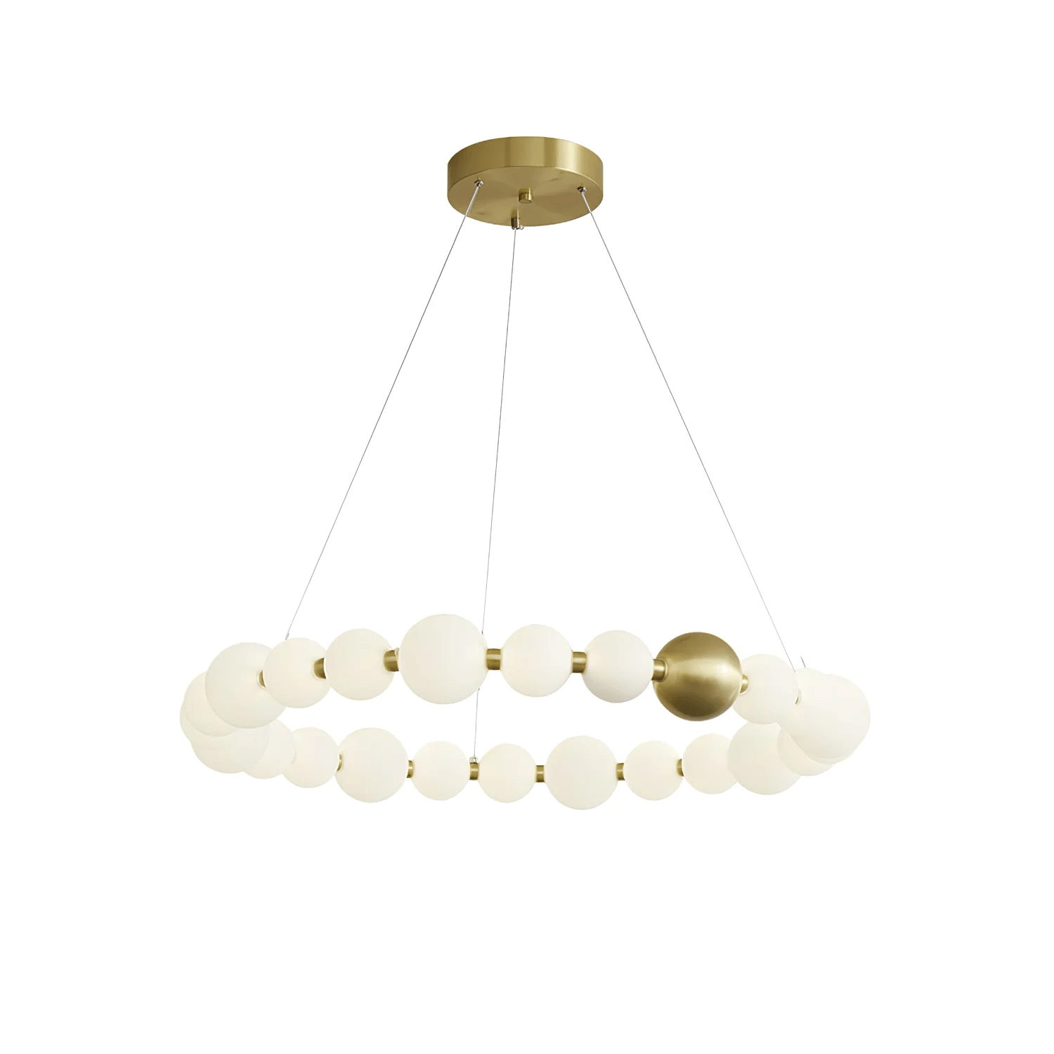 Cetalan Elegance Art Pearls Plastic Chandelier - Letslighting