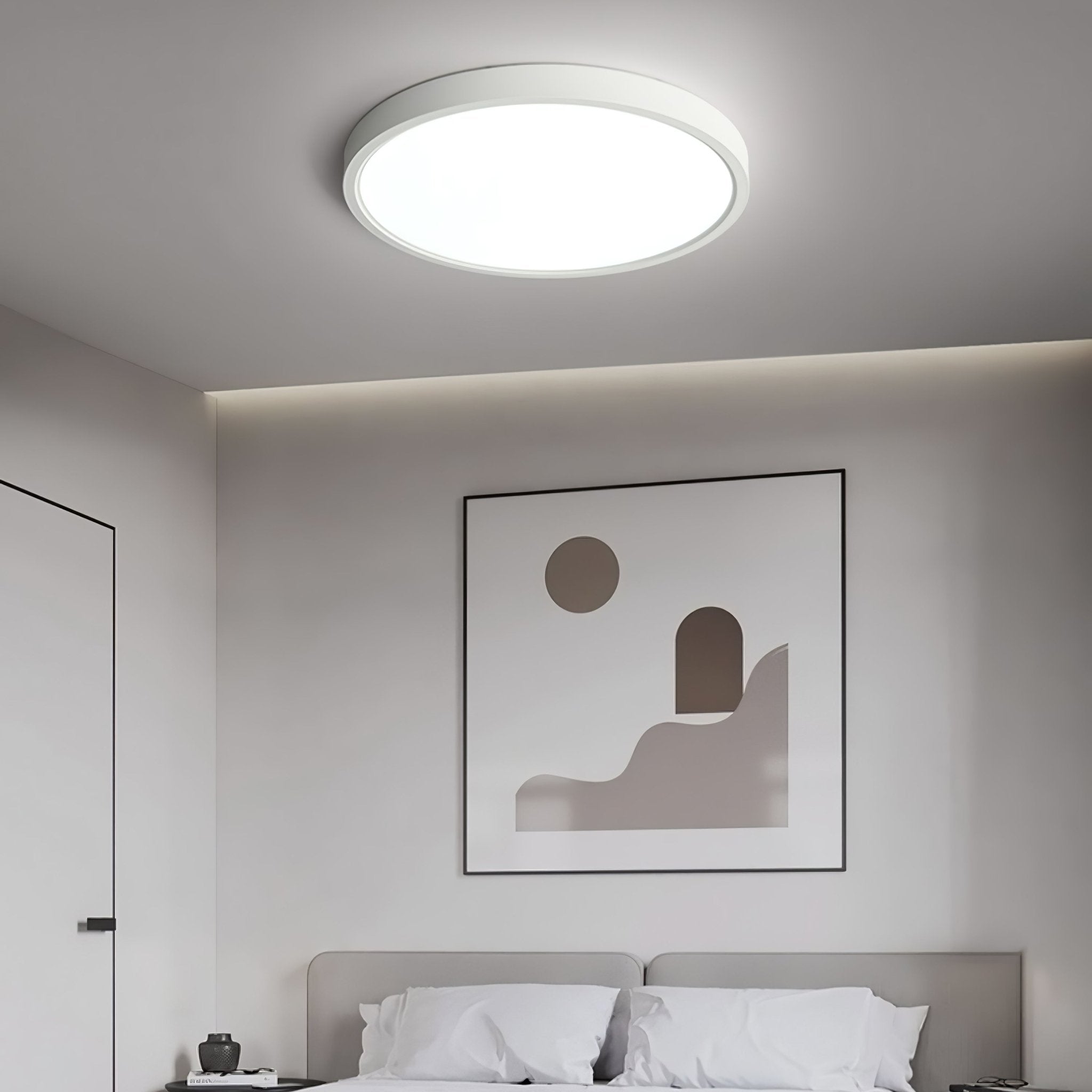 Ulnorisra Modern Minimalist Thinnest Round Ceiling Light - Letslighting