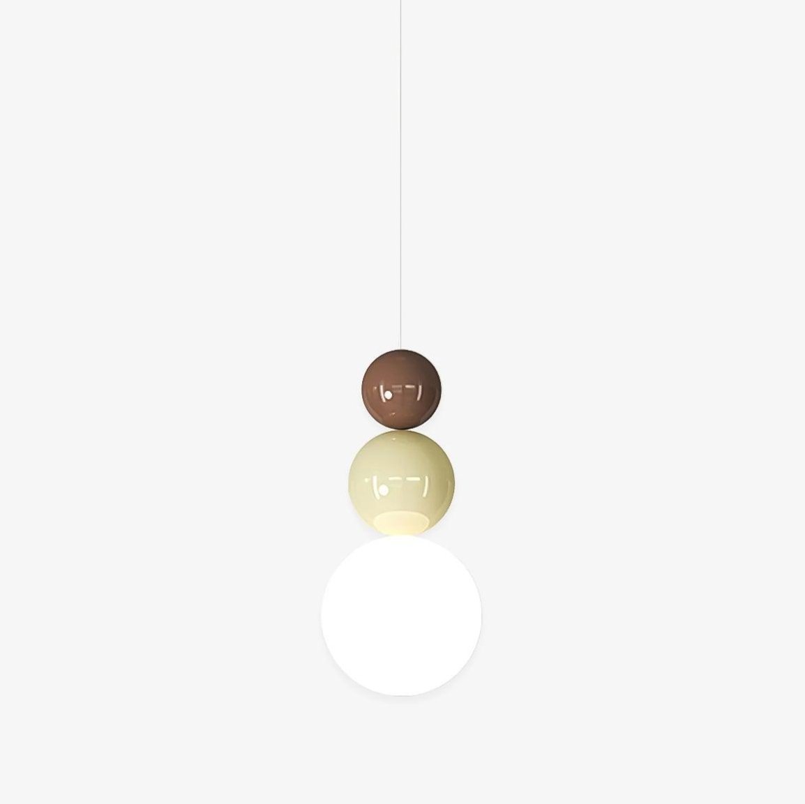 Orbis Acrylic Three Ball Pendant Lamp - Letslighting
