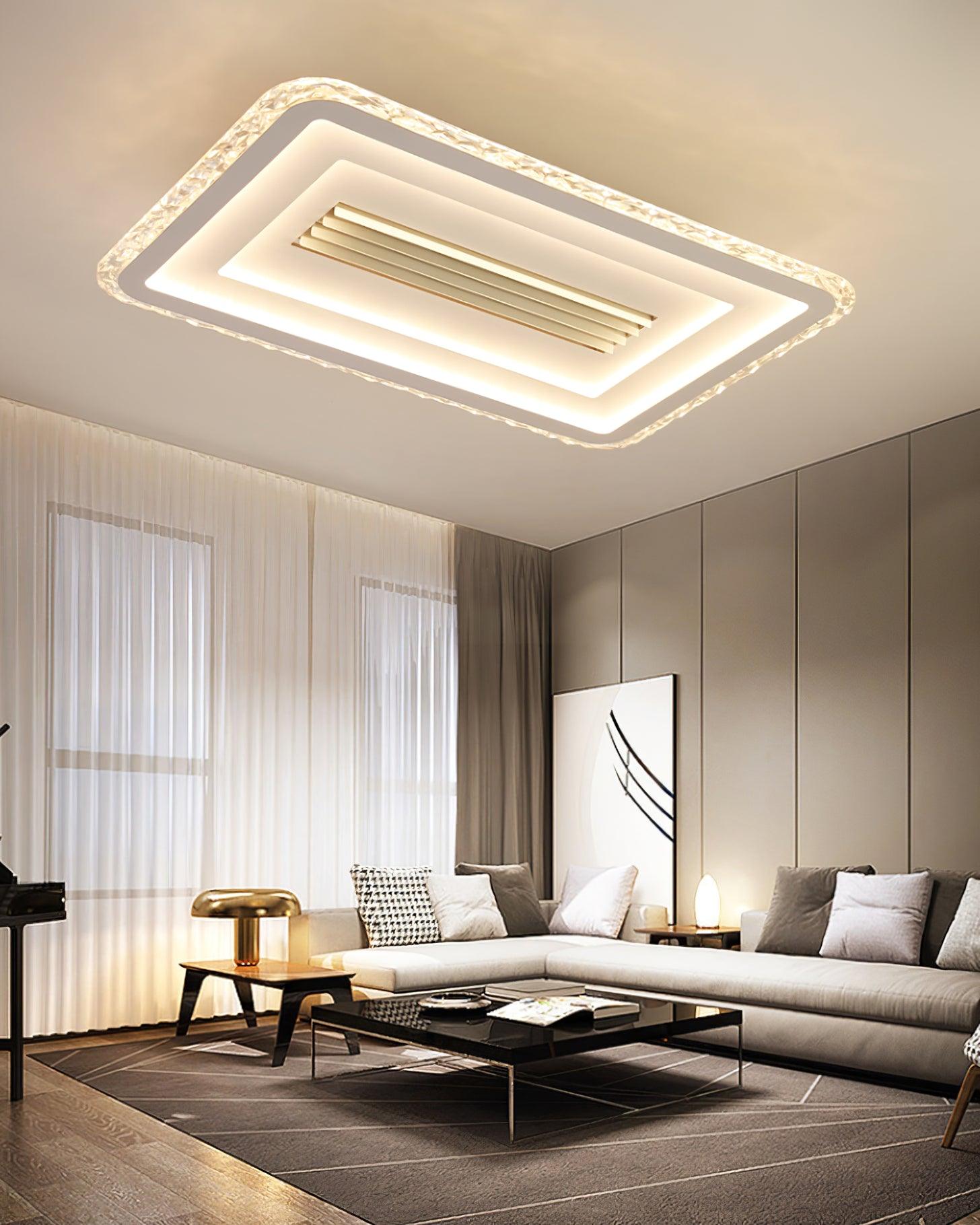 Ulthaara Modern Minimalist Ultrathin Rectangle Ceiling Lamp - Letslighting