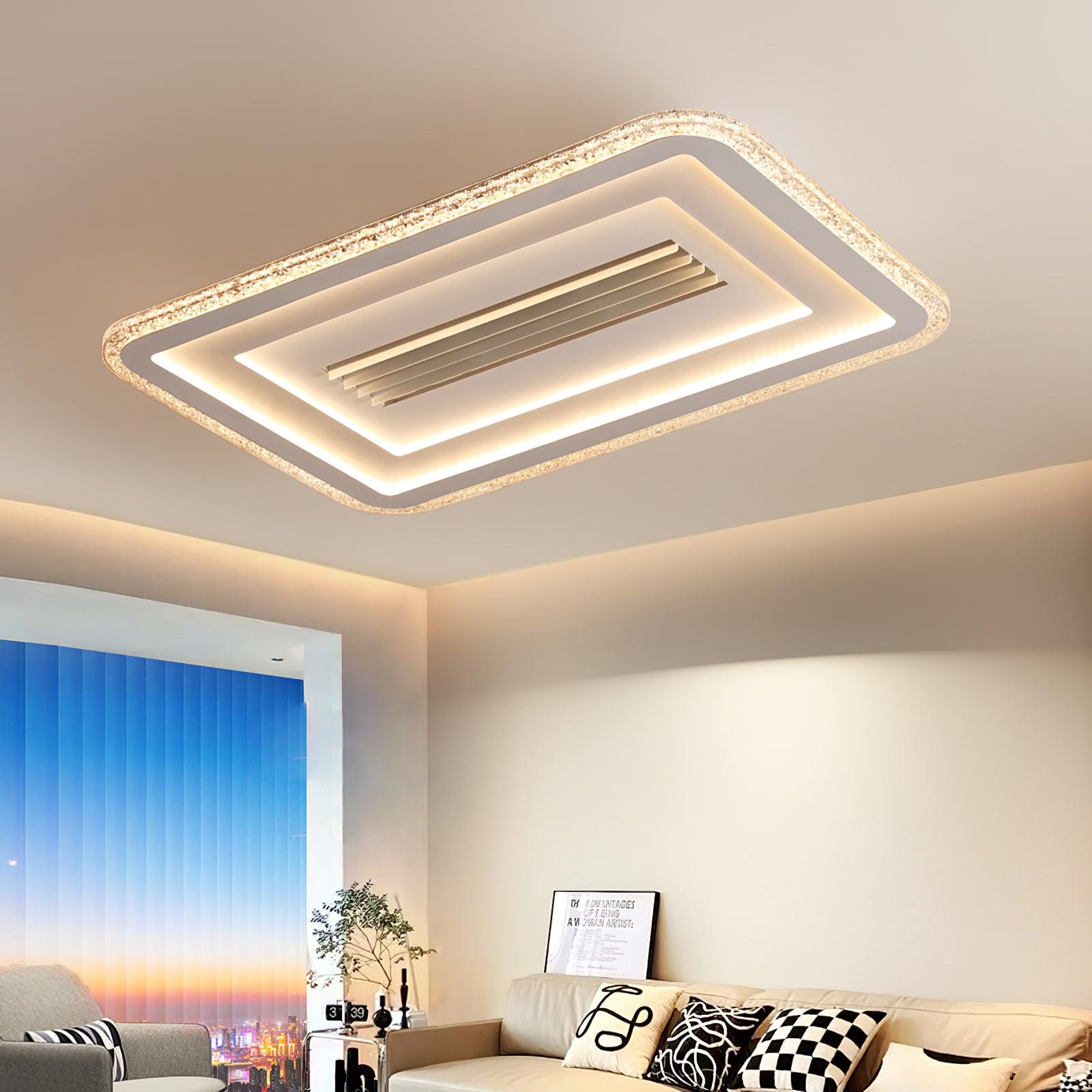 Ulthaara Modern Minimalist Ultrathin Rectangle Ceiling Lamp - Letslighting
