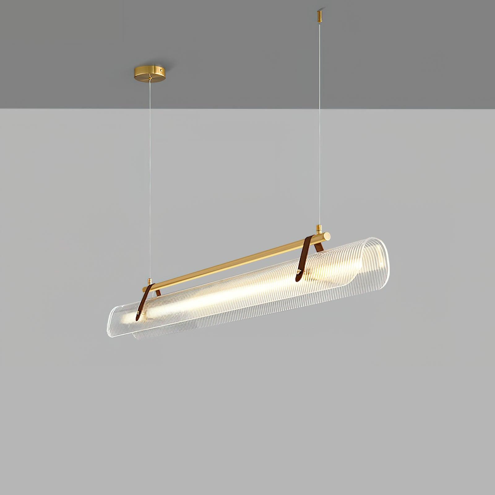 Lustra Pendant Lamp Acrylic Linear Modern for Dining Room - Letslighting